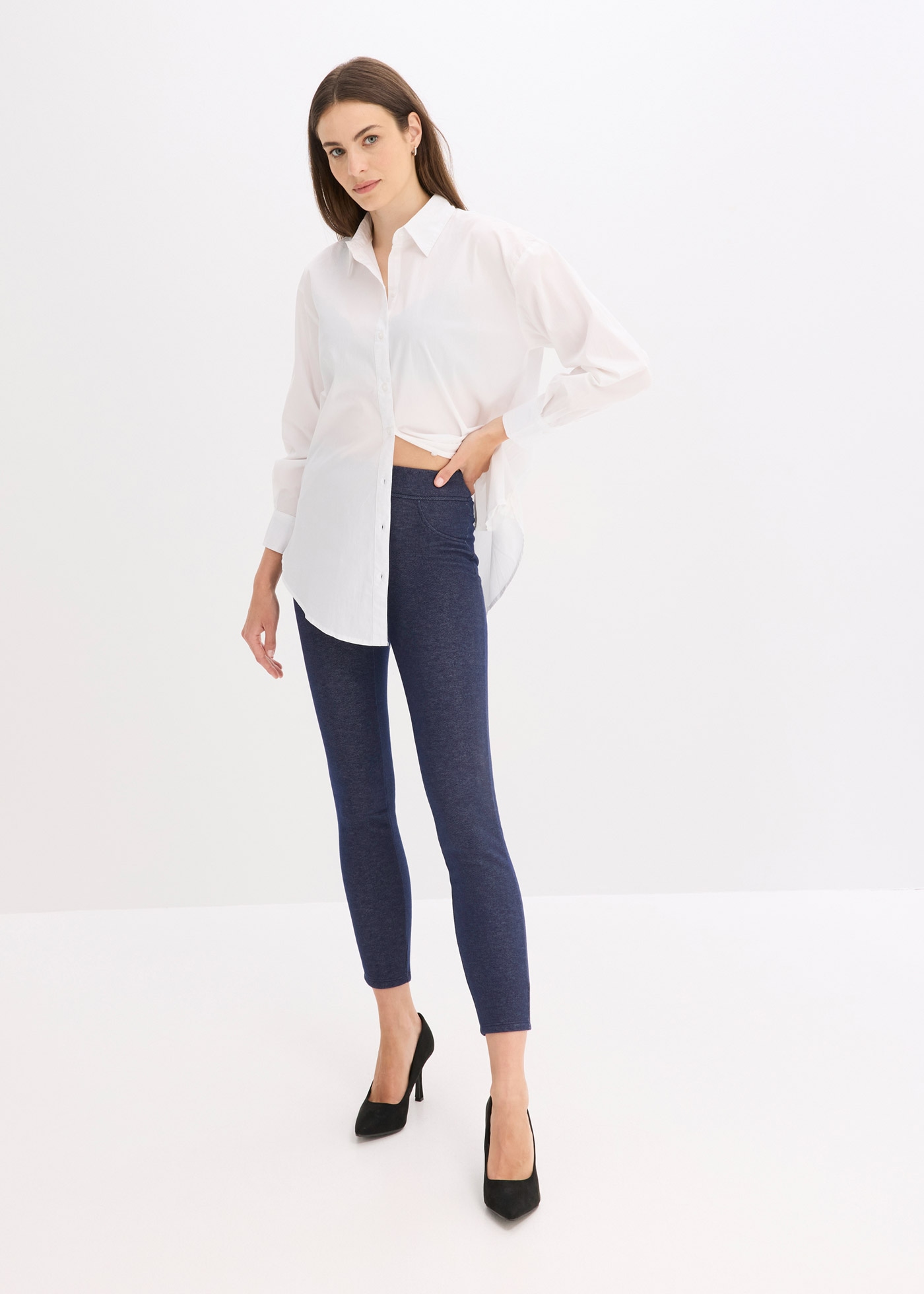 bonprix Leggings thermiques »Thermo Leggings in Jeansoptik«  Thermo Leggings in Jeansoptik