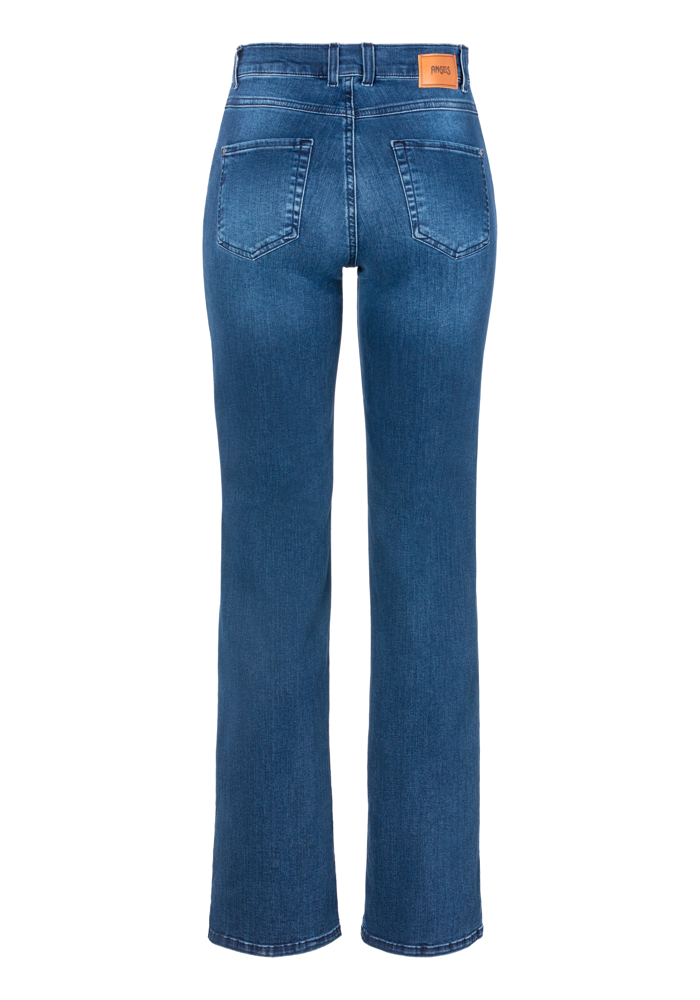 ANGELS Straight-Jeans, mit weitem Bein