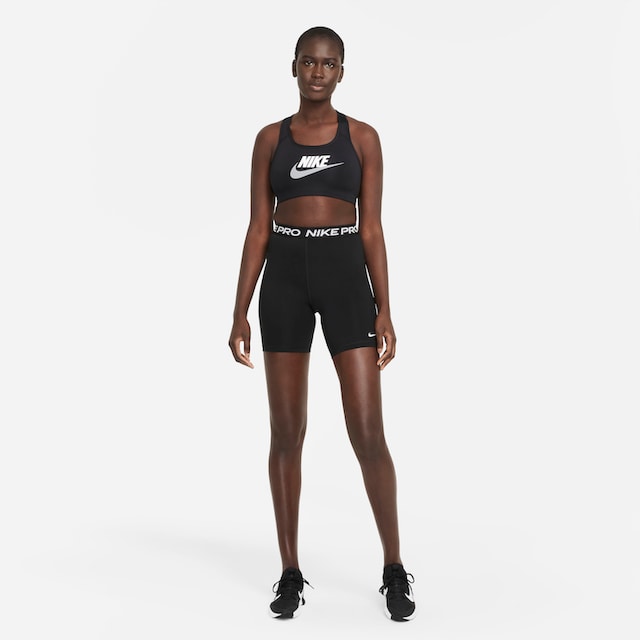 Nike »Dri-FIT Medium-Support Sport-BH reduziert! Women\'s Sports Bra« Pad 1-Piece Swoosh Graphic