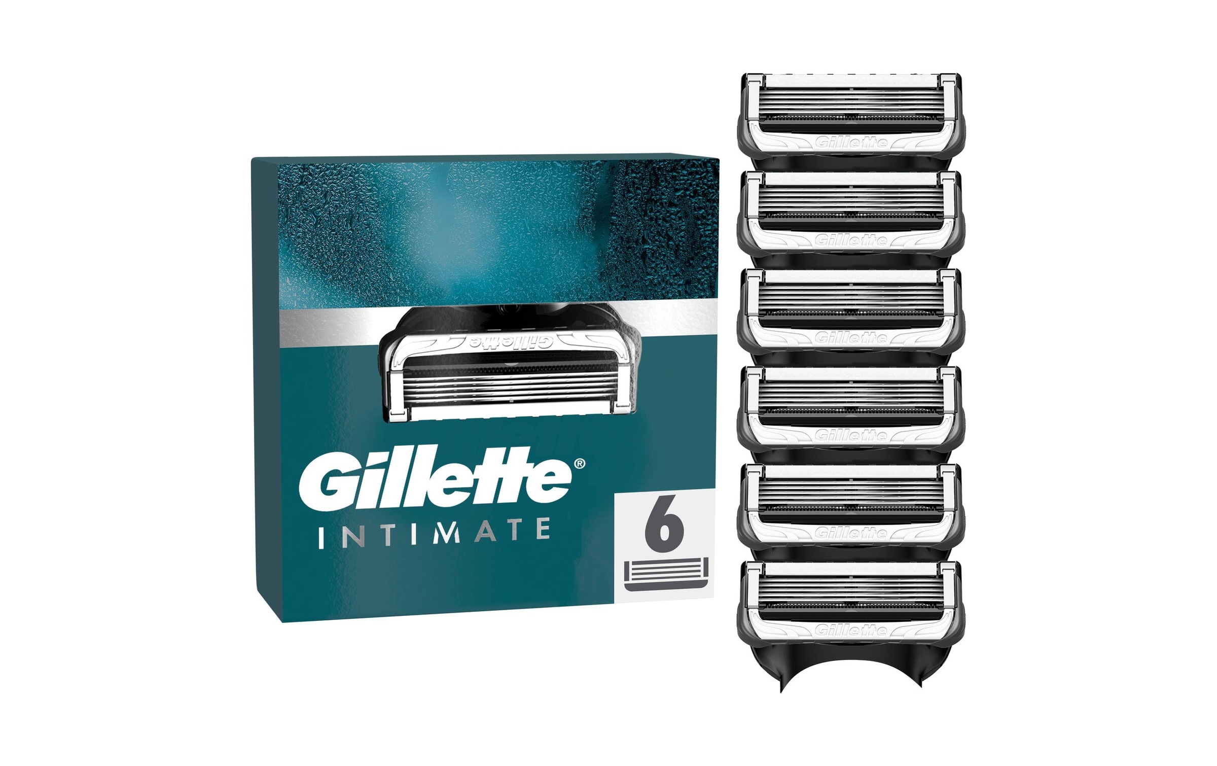 Image of Gillette Rasierklingen "Intimate 6 Stück"
