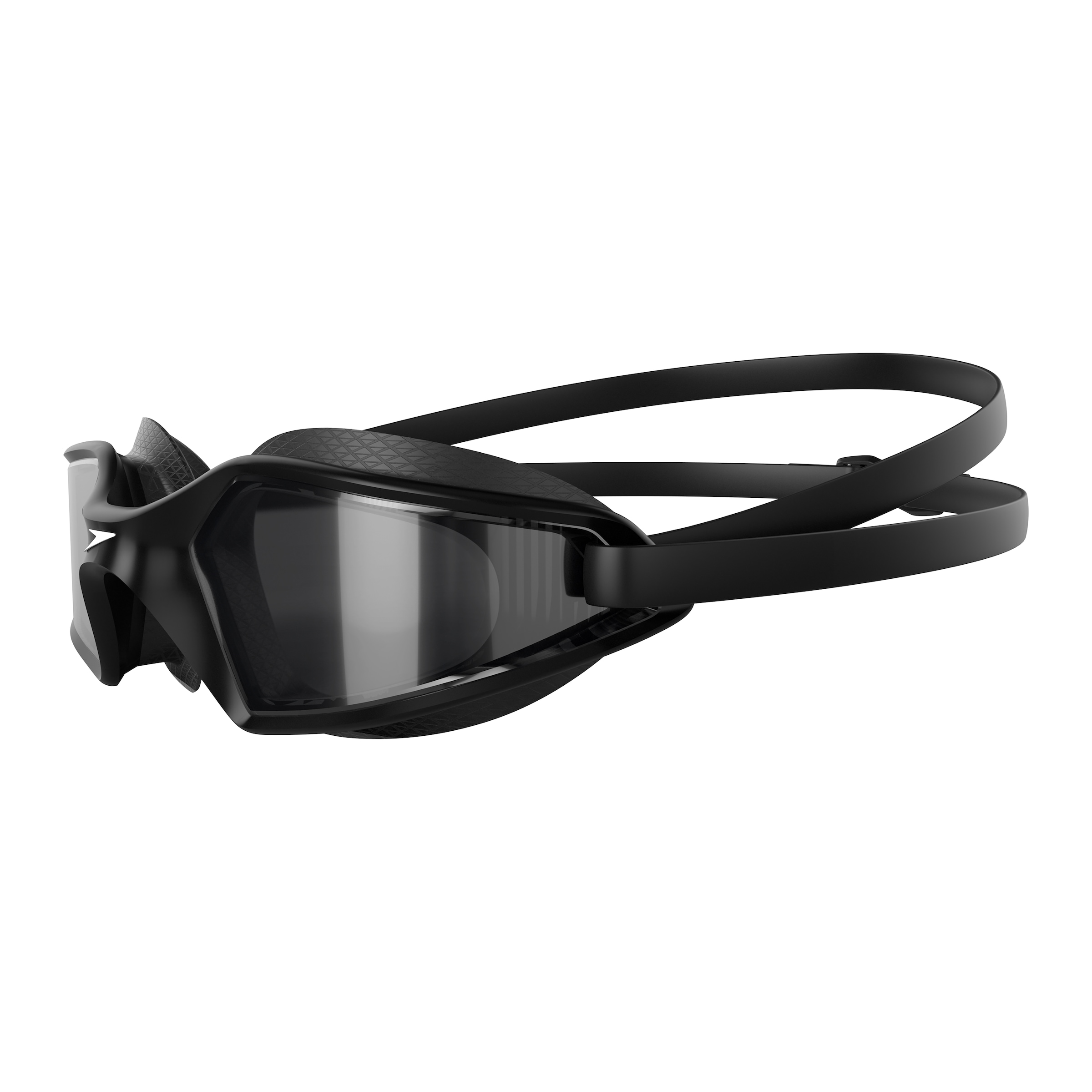Speedo Lunettes de natation »HYDROPULSE GOGGLE AU BLACK/GREY« pour une vision claire sous l'eau, siège confortable, bande réglable