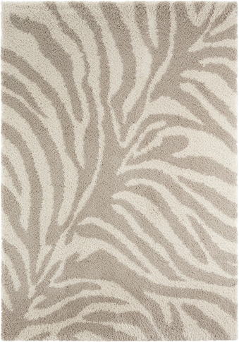 Hochflor-Teppich »Desert«, rechteckig, Zebra Design, besonders weich durch Microfaser,...