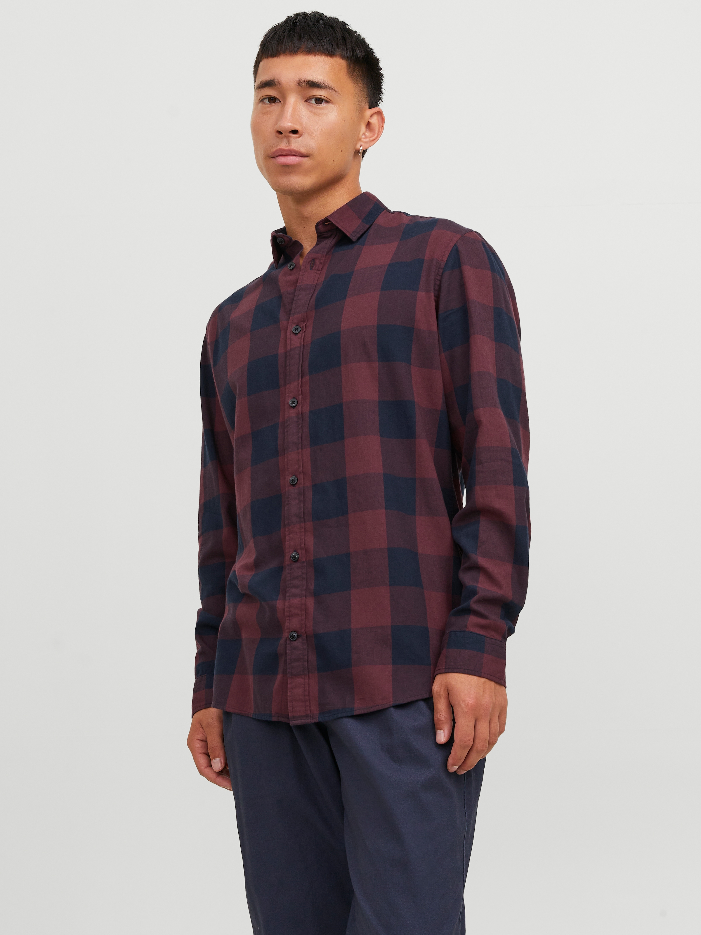 Jack & Jones Chemise à carreaux »JJ JJEGINGHAM TWILL SHIRT L/«