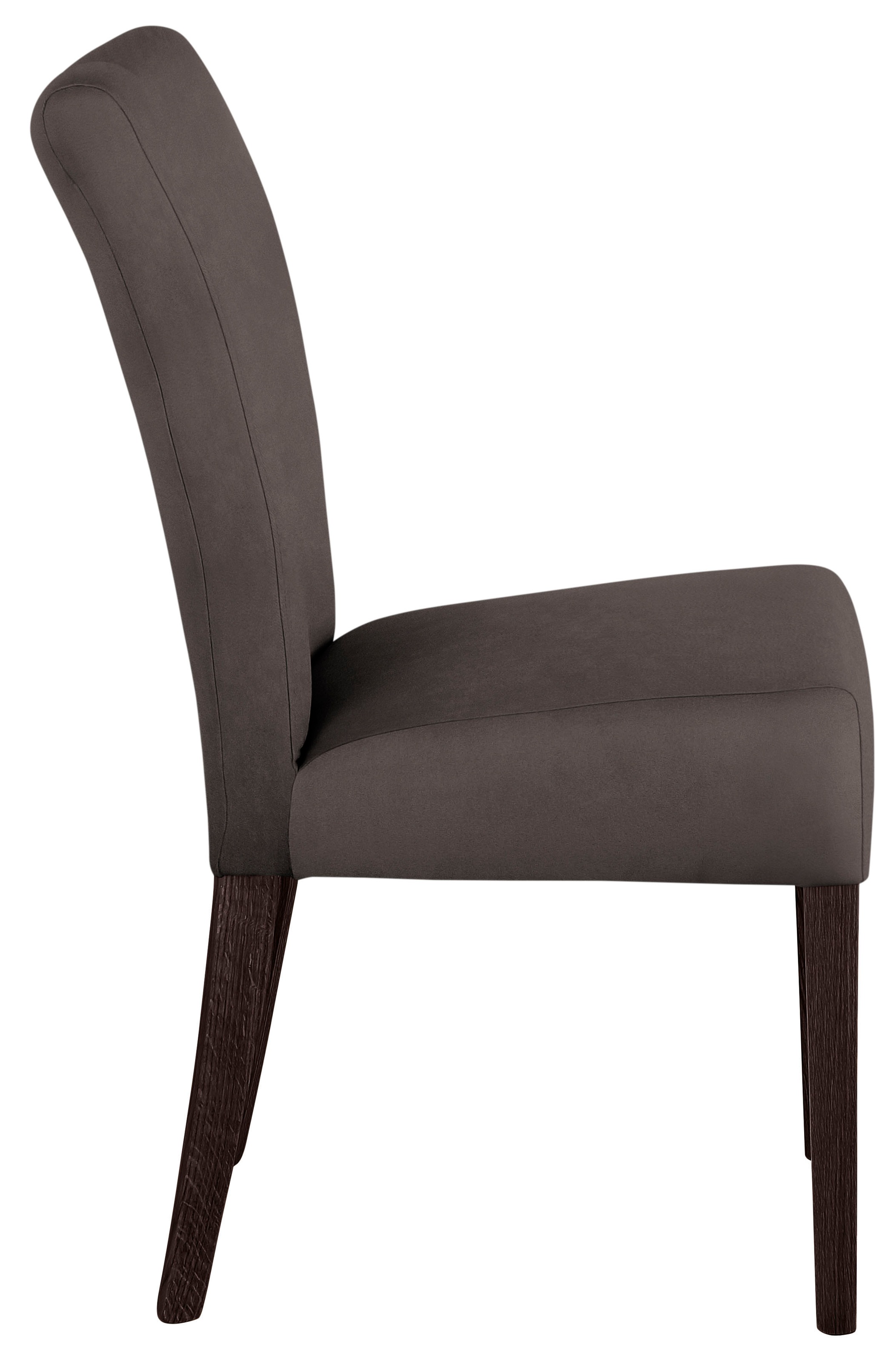 Home affaire Esszimmerstuhl "Queen" (Set) 4 Stk.Beine aus massiver Buche, wengefarben lackiert, Polsterstuhl