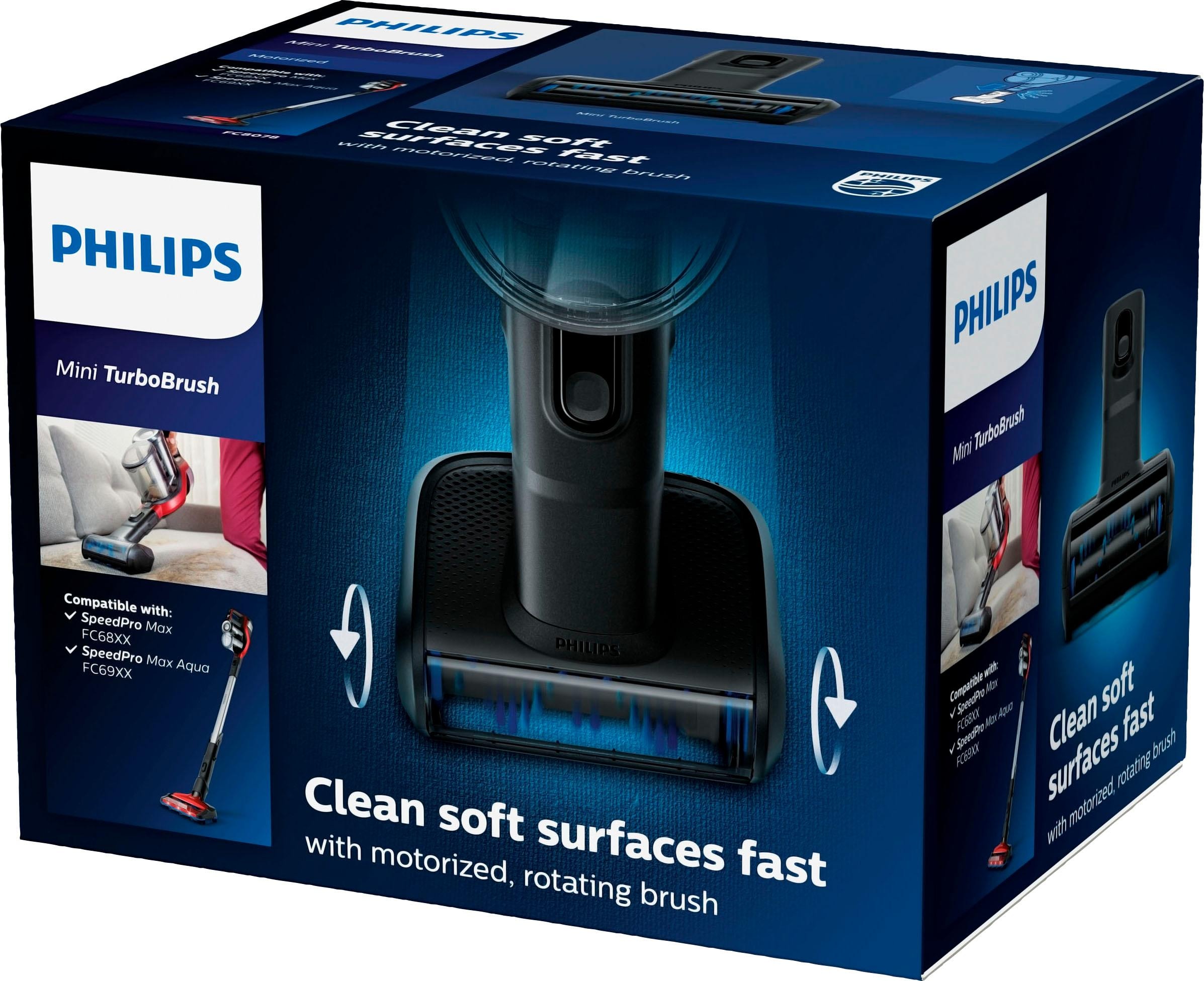 Philips Mini-Turbobürste »FC8078/01«, (1 tlg.), ideal zum Entfernen von Tierhaaren