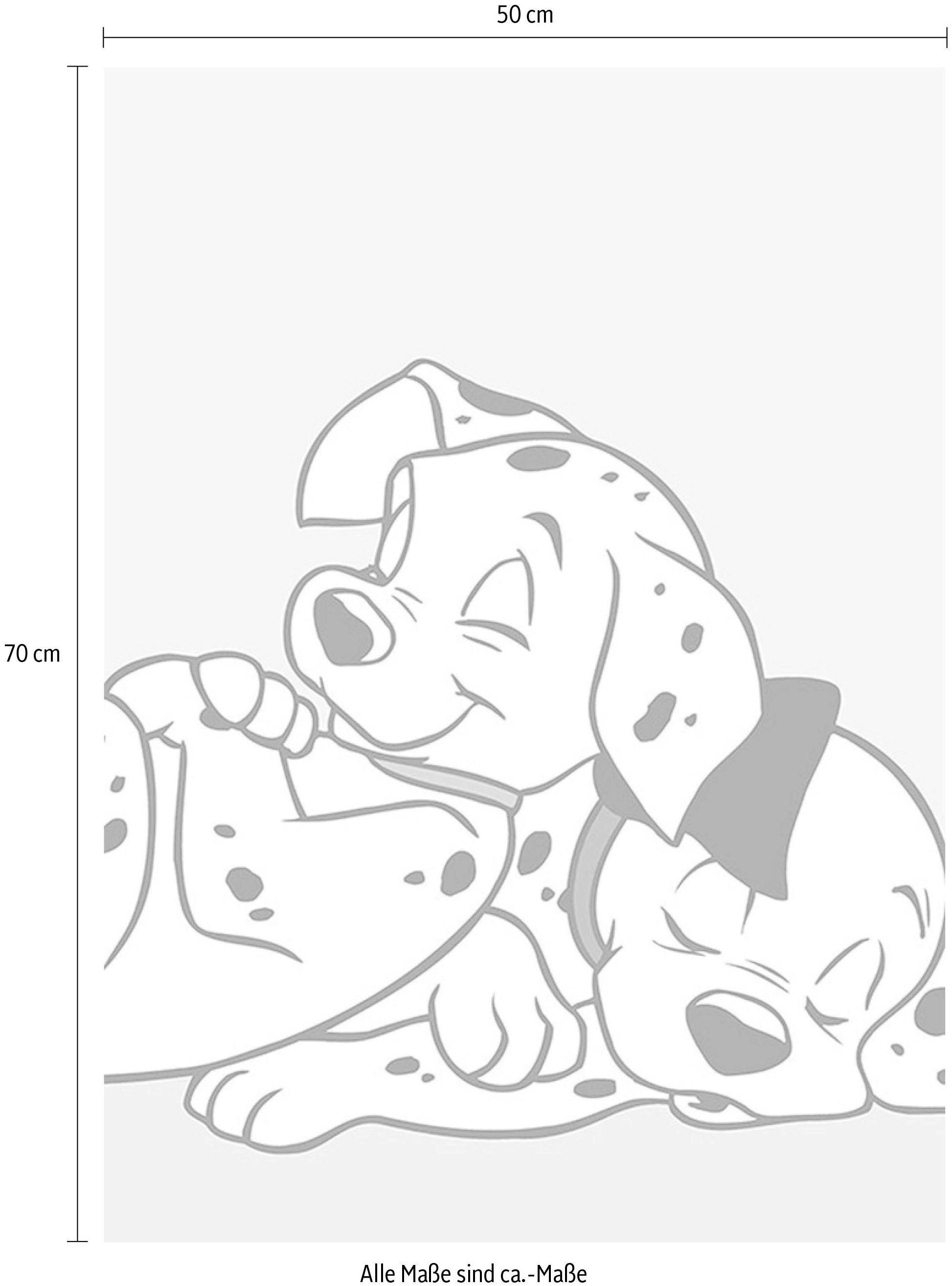 Komar Poster »101 Dalmatiner Cuddle«, Disney, (1 St.), Kinderzimmer, Schlafzimmer, Wohnzimmer