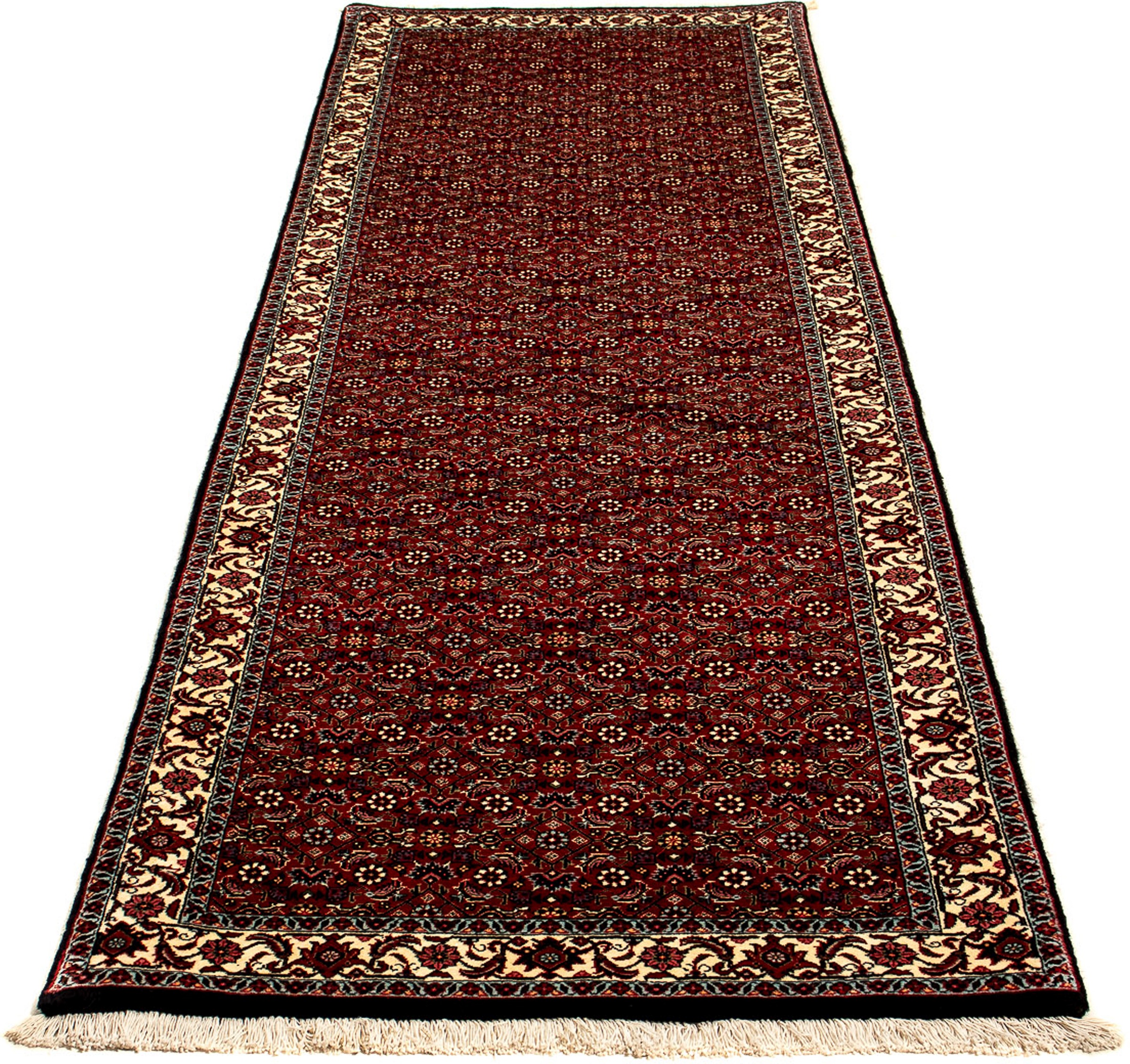 Image of morgenland Orientteppich »Perser - Bidjar - 288 x 85 cm - mehrfarbig«, rechteckig, 15 mm Höhe, Wohnzimmer, Handgeknüpft, Einzelstück mit Zertifikat bei Ackermann Versand Schweiz