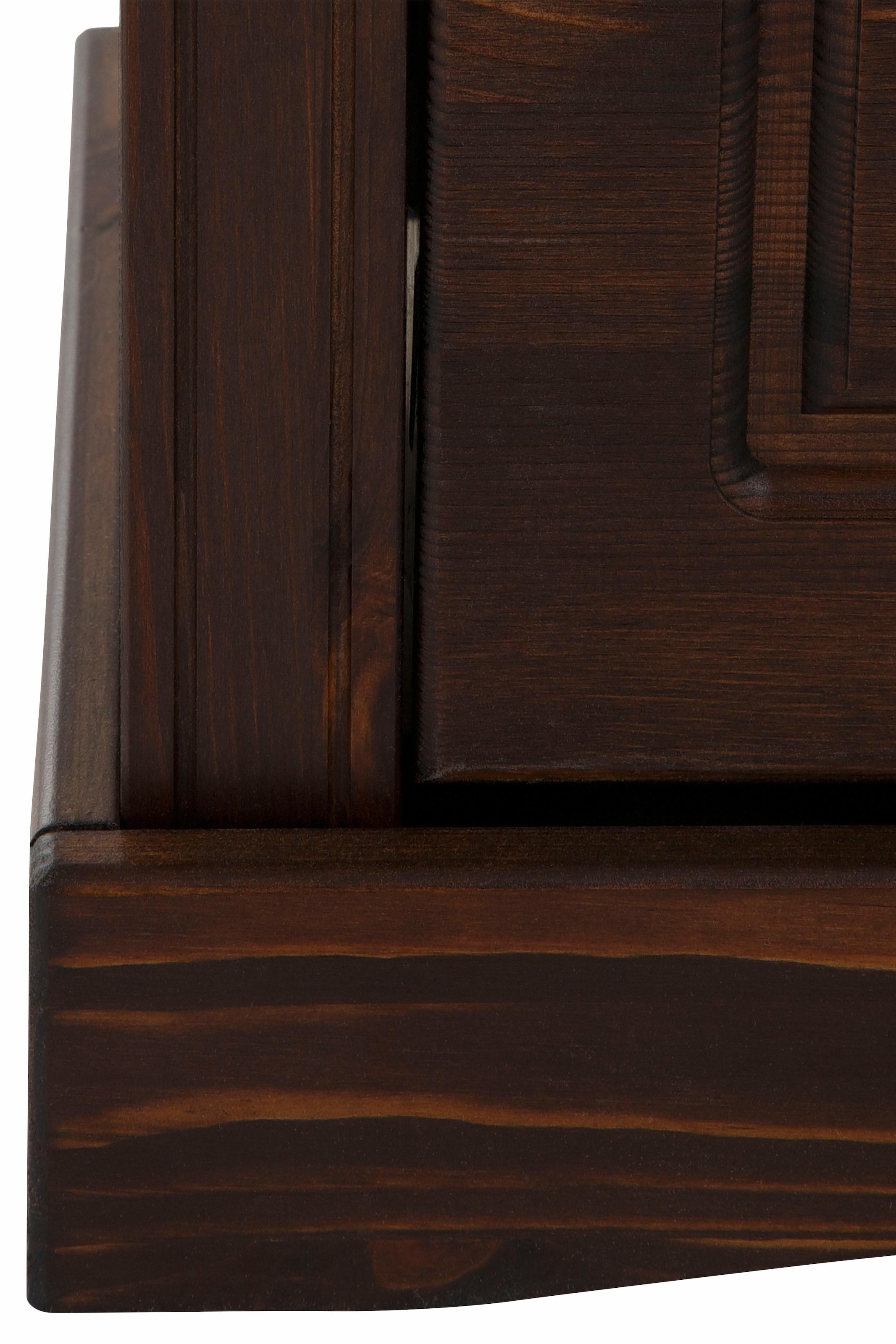 Home affaire Schuhkommode »Rustic«, aus massiver Kiefer, Breite 130 cm, FSC®-zertifiziert