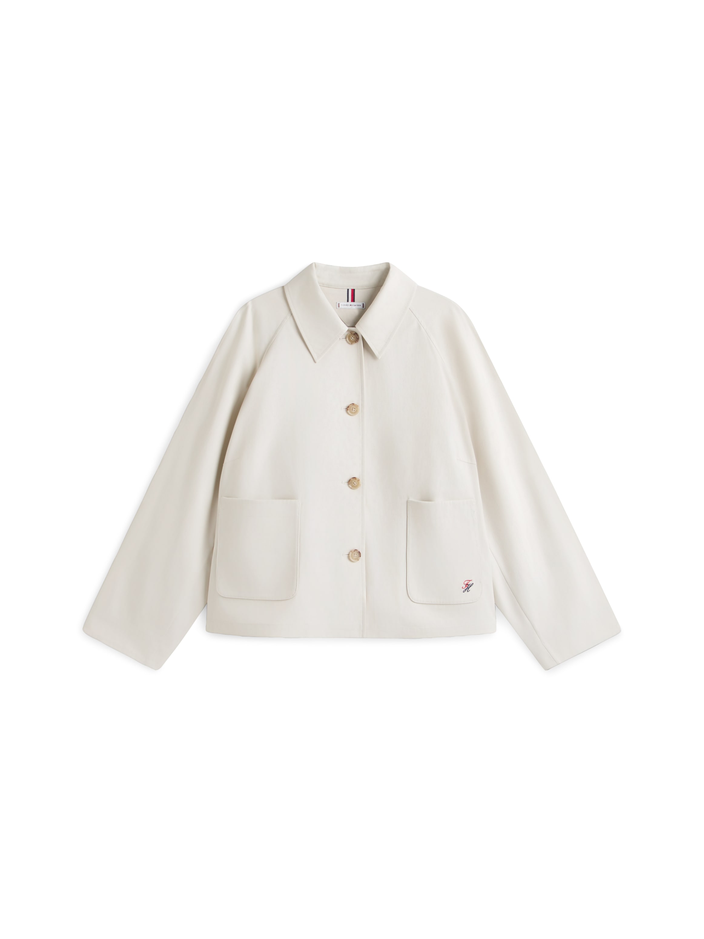 Tommy Hilfiger Curve Veste d'extérieur »CRV COTTON SHORT JACKET« in grossen Grössen