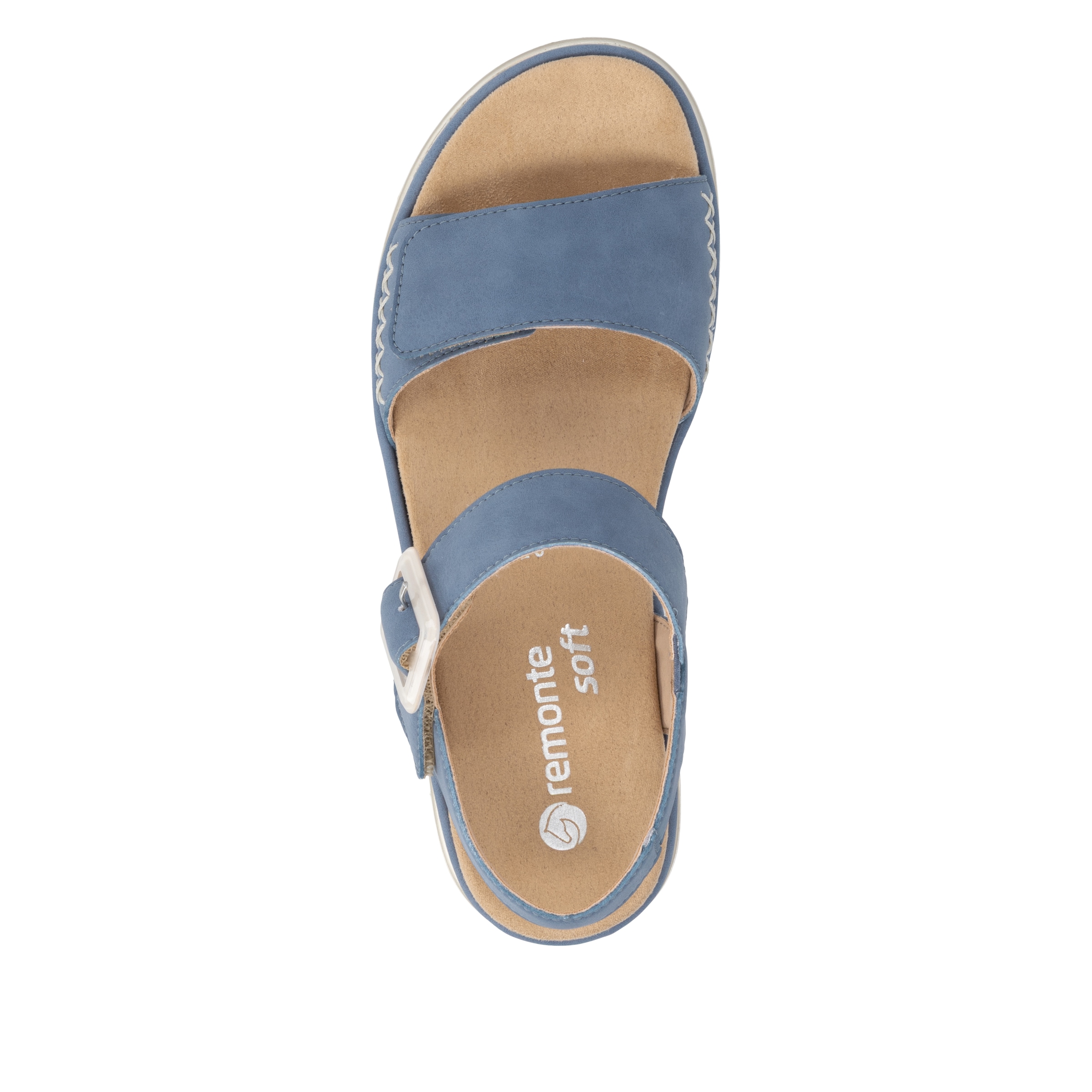 Remonte Sandales à plateforme  Chaussure d'été, sandale compensée avec fermetures velcro pratiques