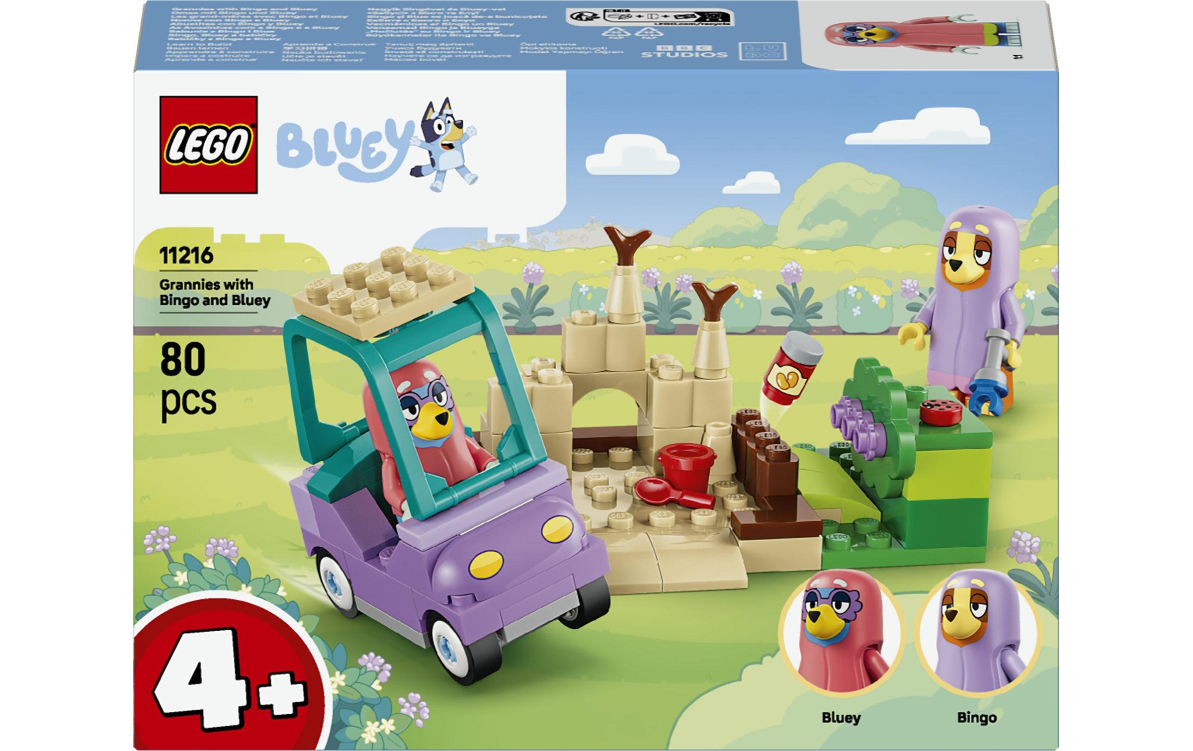 Image of LEGO Konstruktionsspielsteine "Omas mit Bingo und Bluey (11216), LEGO Bluey" Made in Europe
