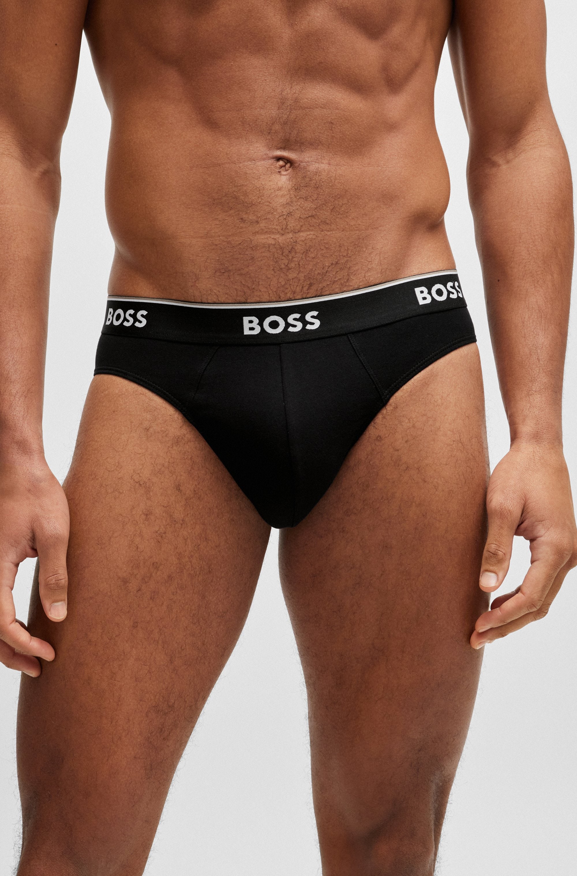 BOSS Slip, (Packung, 3er-Pack), mit Logo Webbund