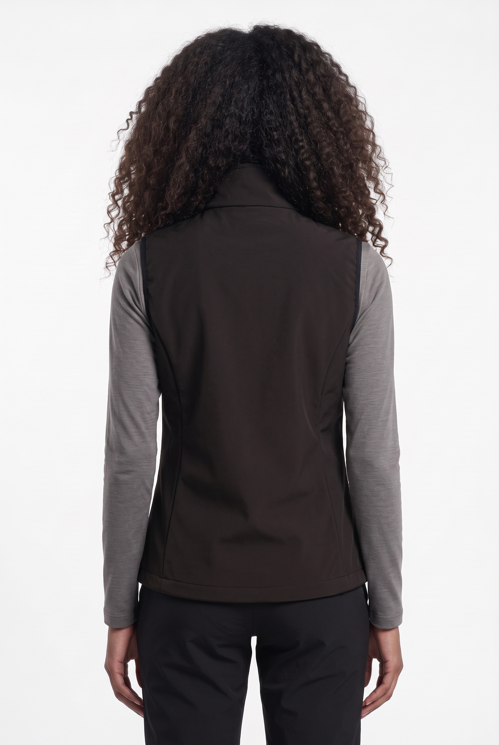 CMP Gilet softshell »WOMAN VEST« pour la randonnée et autres activités en plein air, coupe gilet