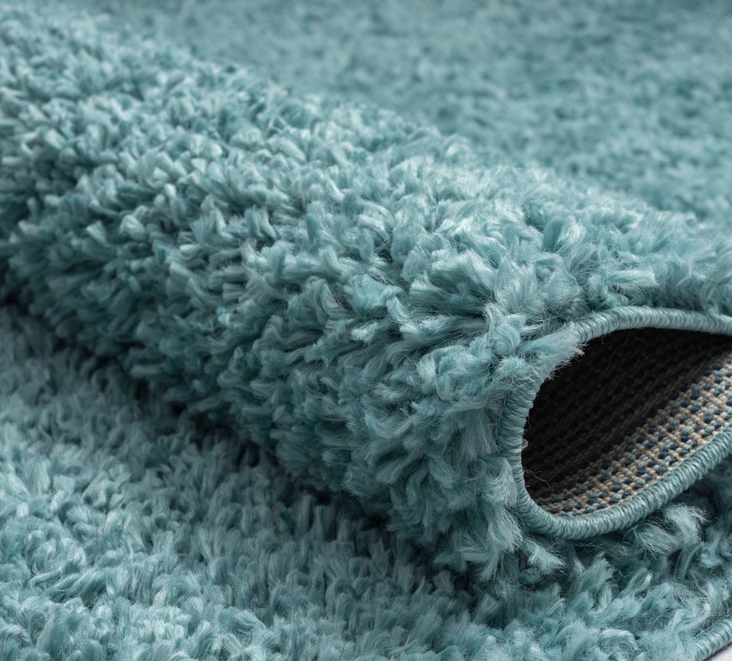 Myflair Möbel & Accessoires Tour de lit à poils longs »My Shaggy« Höhe 37 mm 3 cuis tlg. Shaggy, Uni-Farben, leicht glänzend, extra flauschig, Läufer-Set