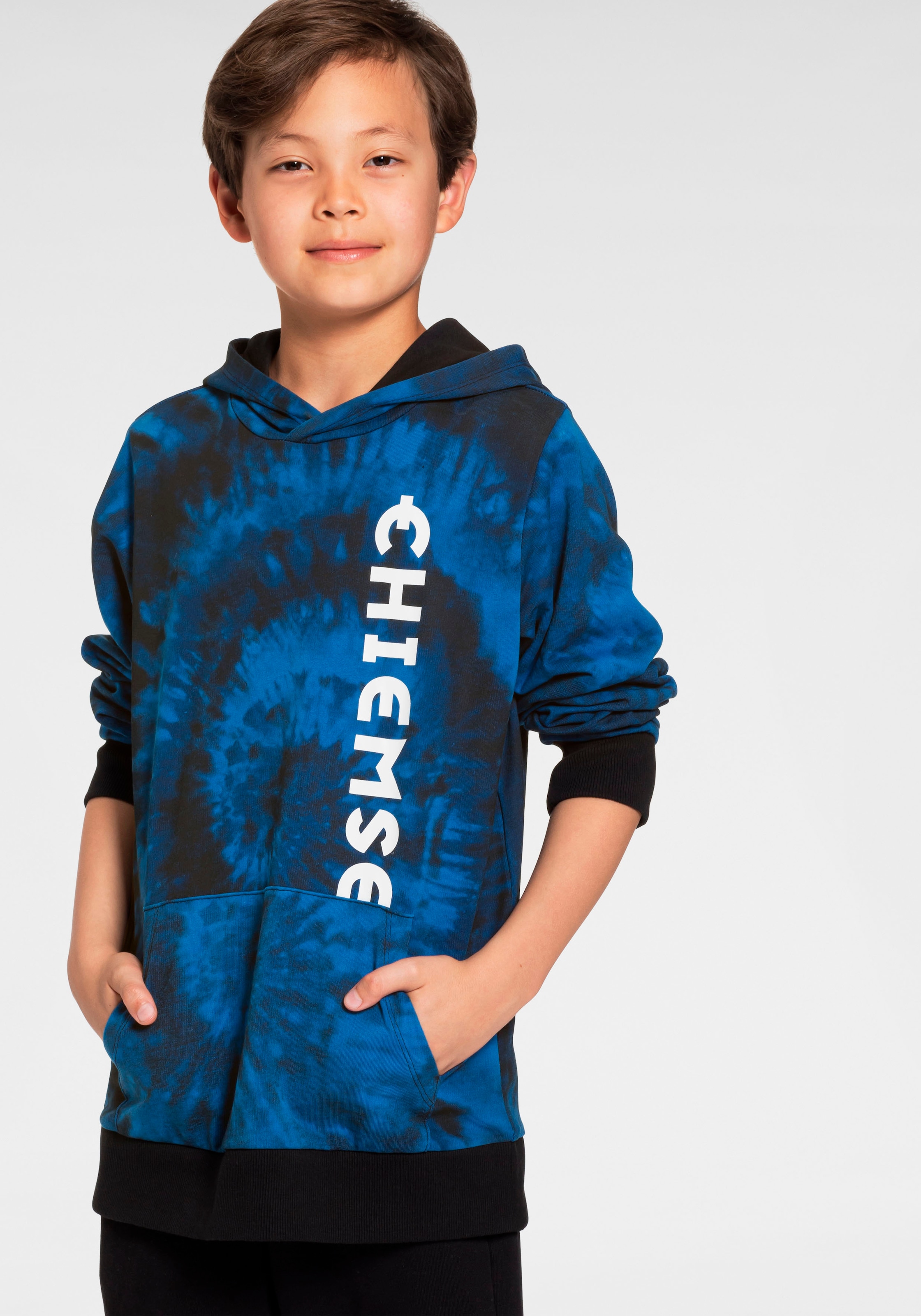 Chiemsee Kapuzensweatshirt »in cooler auf Logo-Druck mit Batikoptik«, versandkostenfrei
