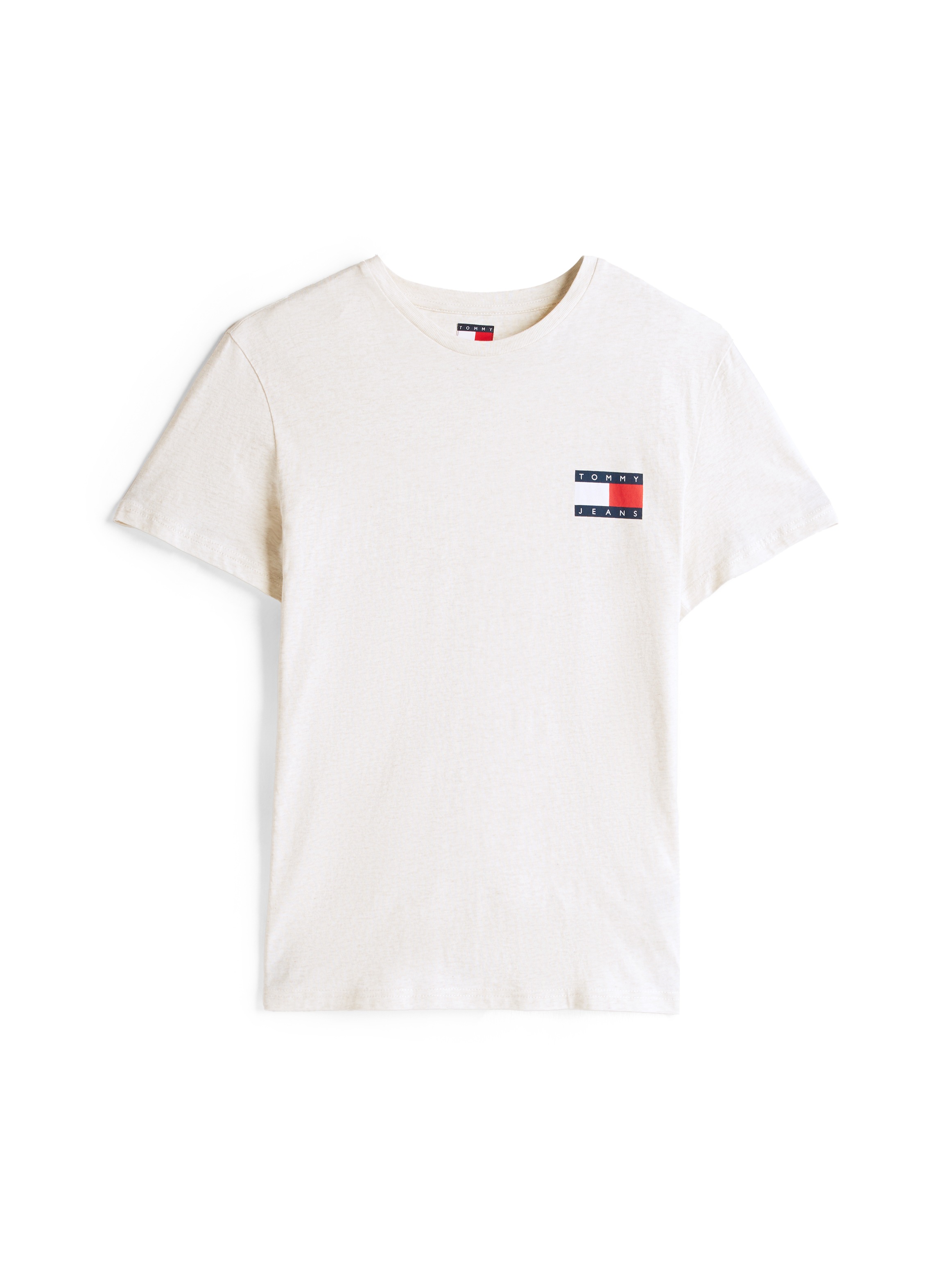 Tommy Jeans T-Shirt »TJM SLIM ESSENTIAL FLAG TEE EXT« Mit Rundhalsausschnitt