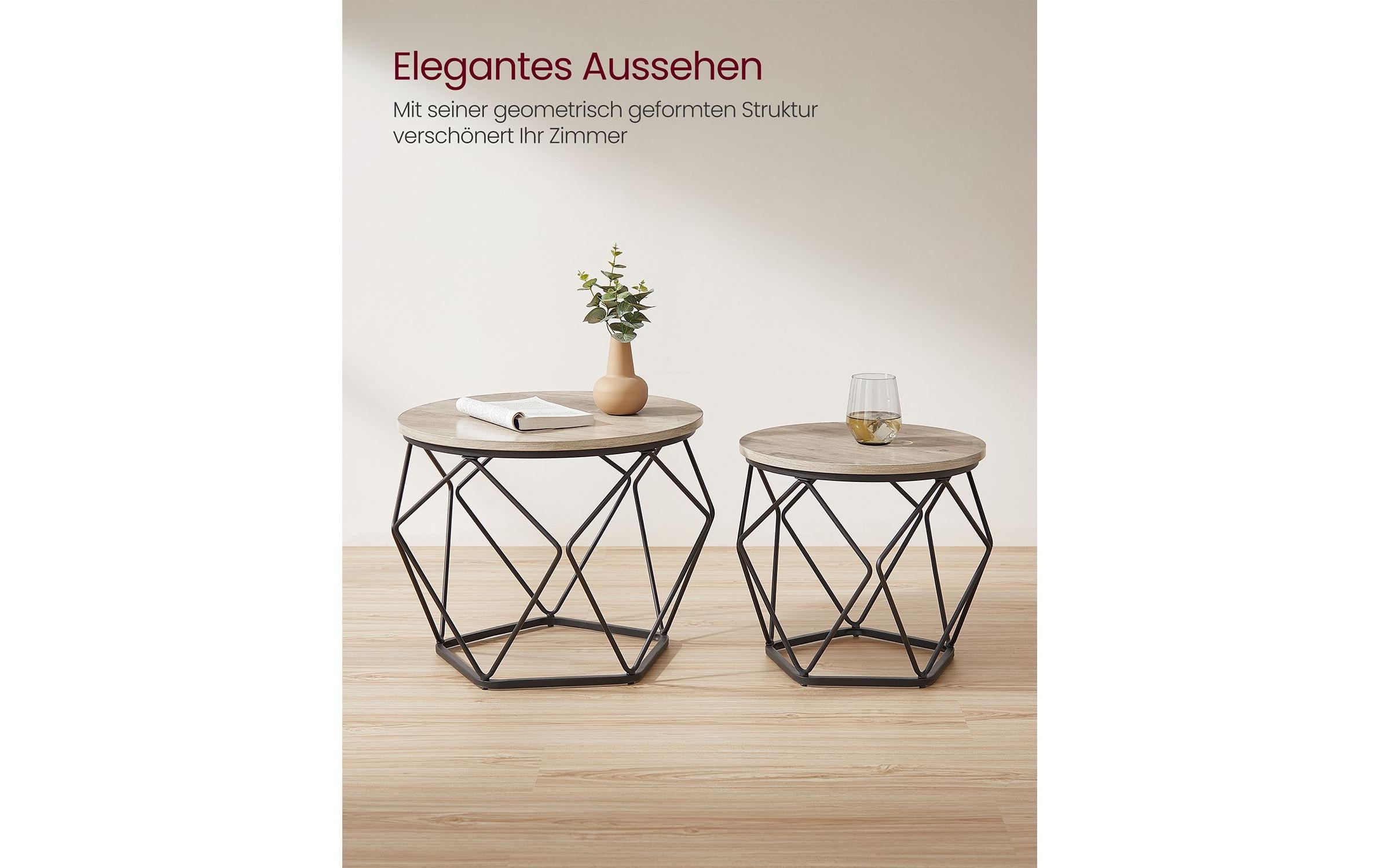 VASAGLE Couchtisch »50 x 40.6 cm 2er Set«