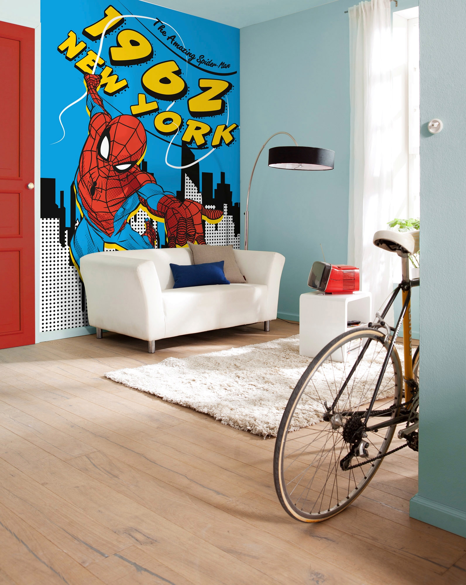 Komar Vliestapete »Digitaldruck Vlies - Spider-Man 1962 - Grösse 200 x 280 cm«, bedruckt, Kinderzimmer