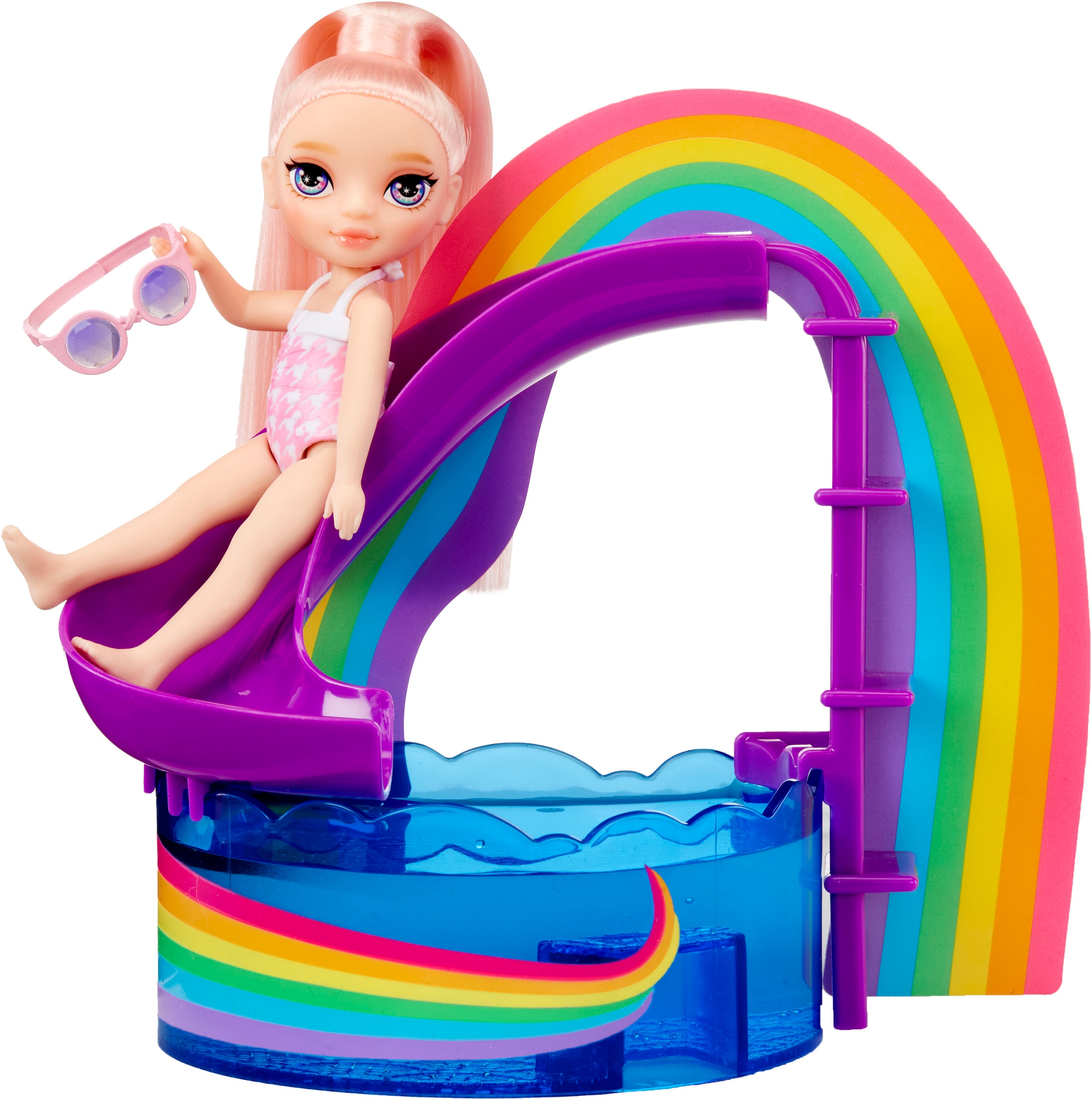 RAINBOW HIGH Mini-poupée »Rainbow High Little Pool Day with Blush Playset«