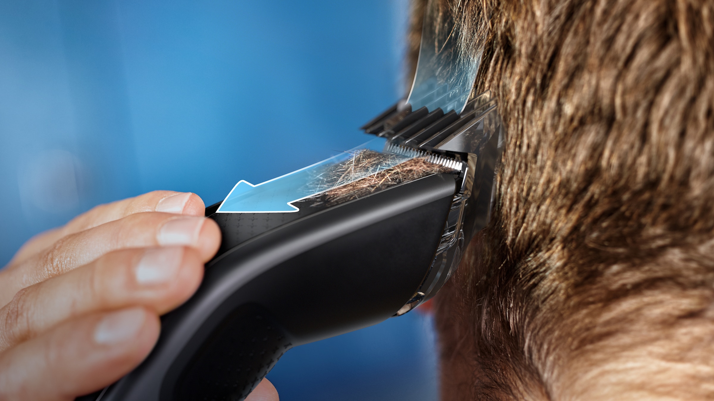 Philips Haarschneider »Series 7000 HC7650/15« 3 Aufsätze inklusive Friseur-Set, Trim-n-Flow Pro