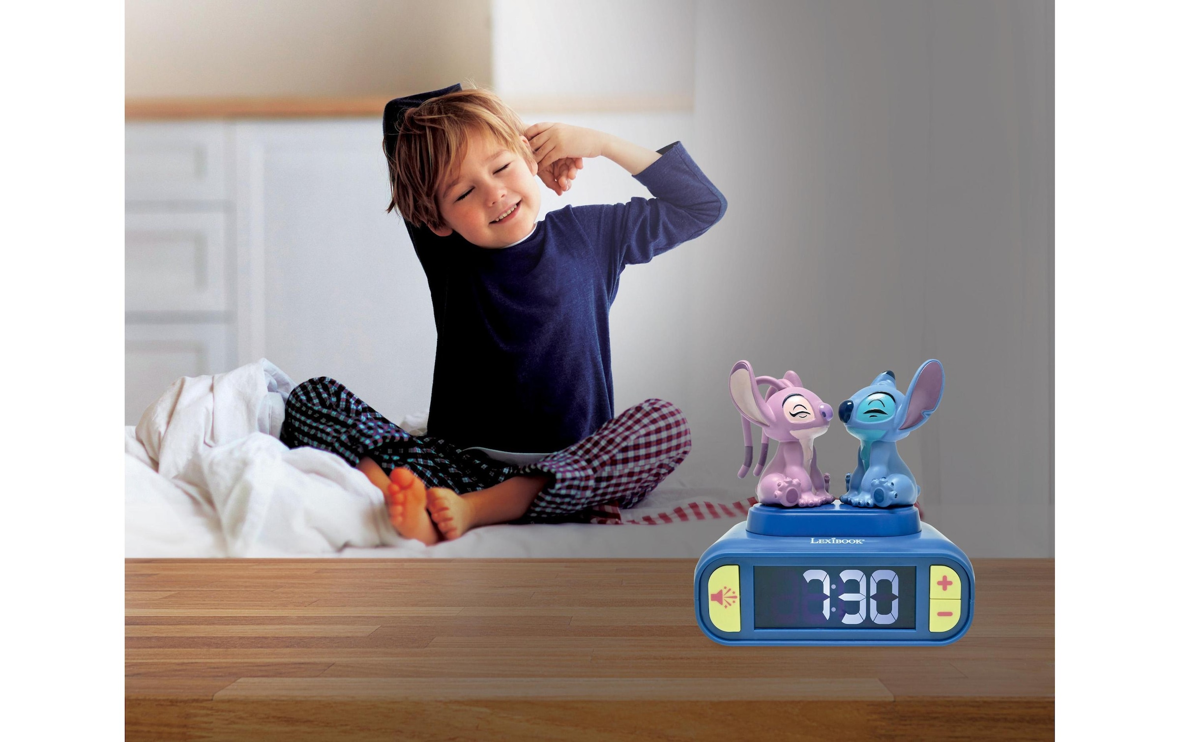 Lexibook® Kinderwecker »Stitch & Angel«