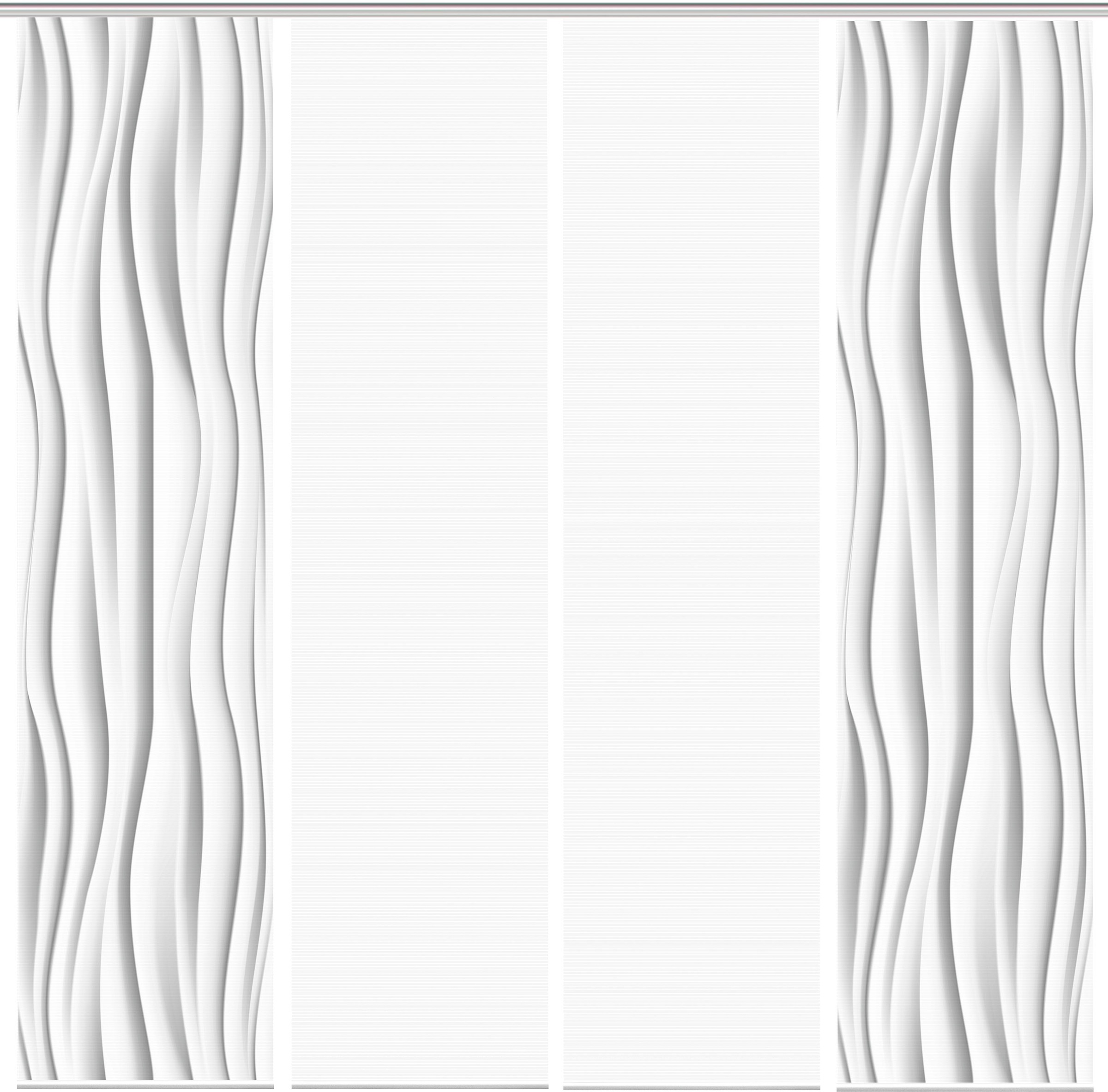 Image of Vision S Schiebegardine »WELLO 4er SET«, (4 St.), Bambus-Optik, Digital bedruckt bei Ackermann Versand Schweiz