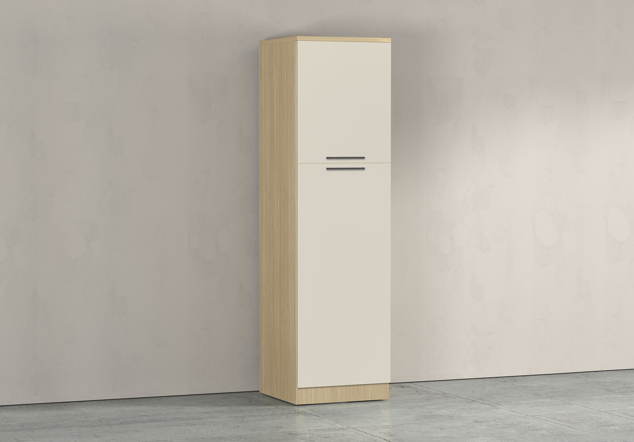 KOCHSTATION Armoire à provisions »Luna, Hochschrank, Küchenvorratsschrank, Speiseschrank, Made in Italy« B/T/H: 60×60×214,5 cm, mit 6 grosszügigen Fächern