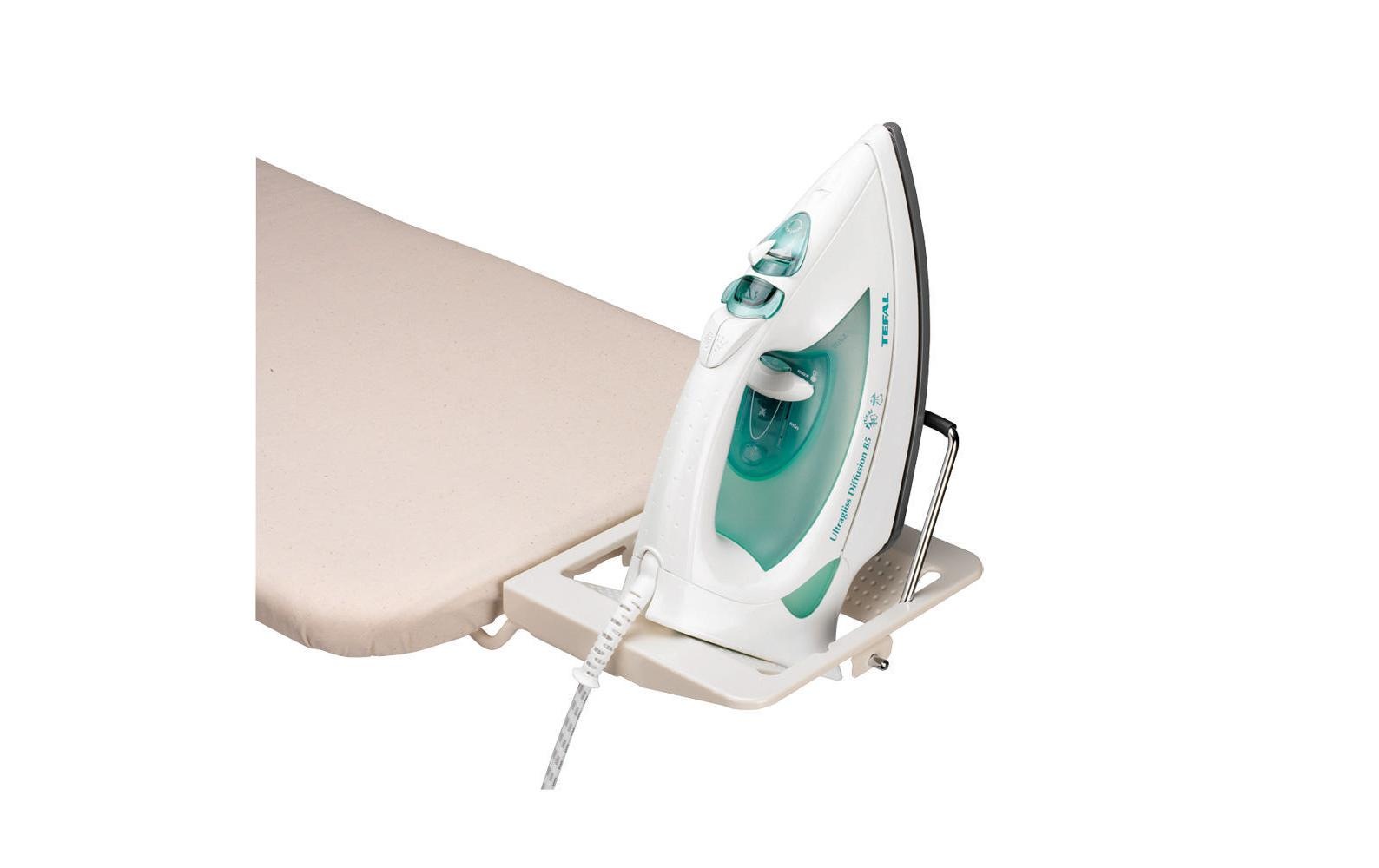 Brabantia Bügelbrett »Fading Lines mit Dampfstationsablage«, Bügelfläche 38 cmx124 cm