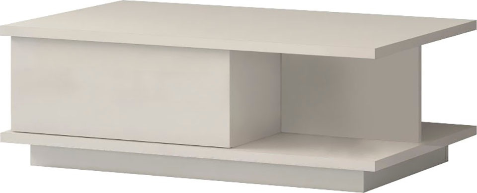 Image of GOODproduct Couchtisch "Piano" UV lackiert, Wohnzimmer Tisch mit Schublade inkl. Soft-Close Funktion