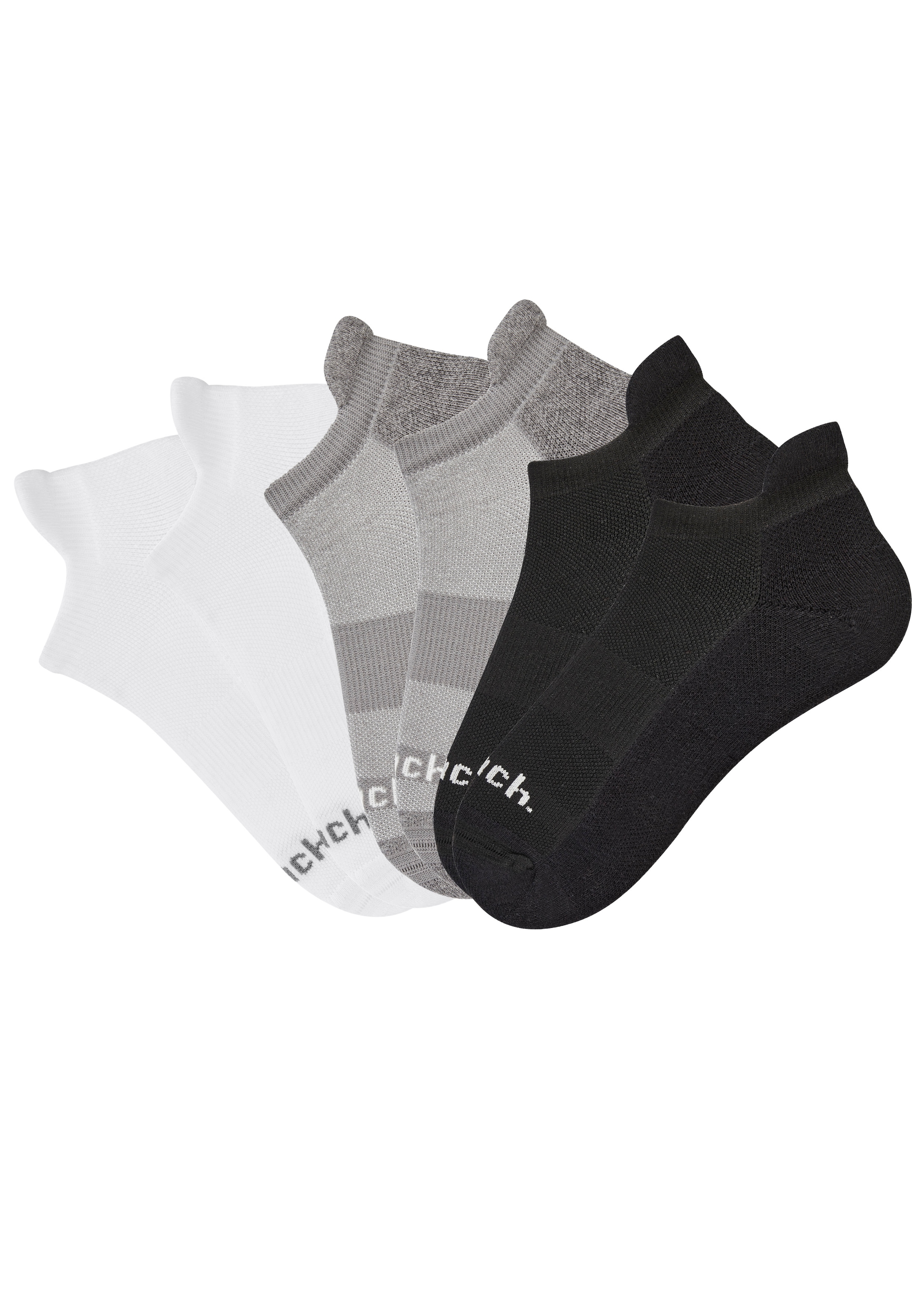 Bench. Sneakersocken »Sportsocken Antiblasensocken für Damen Herren« Packung, 6 Paar tlg. doppellagig, beugt Blasen vor