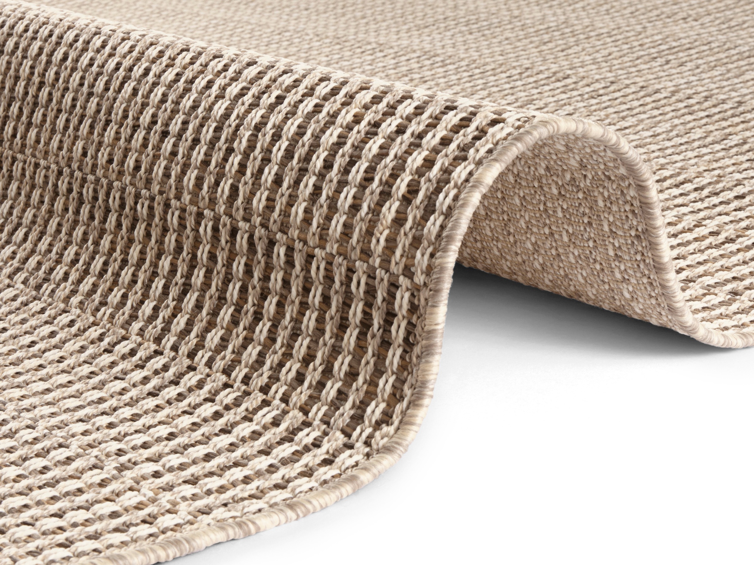 ELLE DECORATION Teppich »Dreux«, rechteckig, 8 mm Höhe, In-& Outdoor, Wetterfest, Balkon, Garten, Wohnzimmer, Wasserfest
