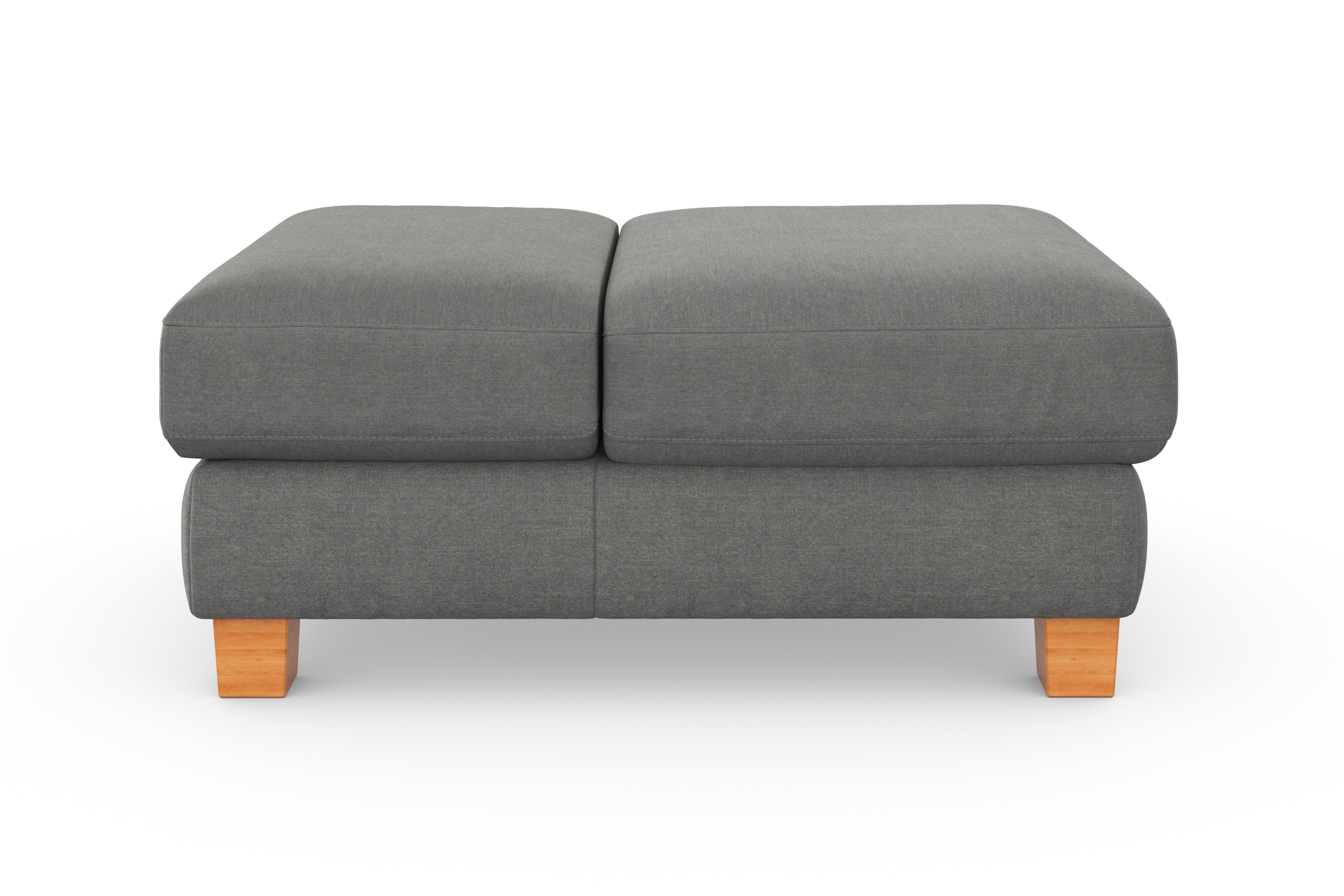 sit&more Polsterhocker »Dundee«, mit Klappfunktion, Federkern und hochwertigen Massivholzfüssen