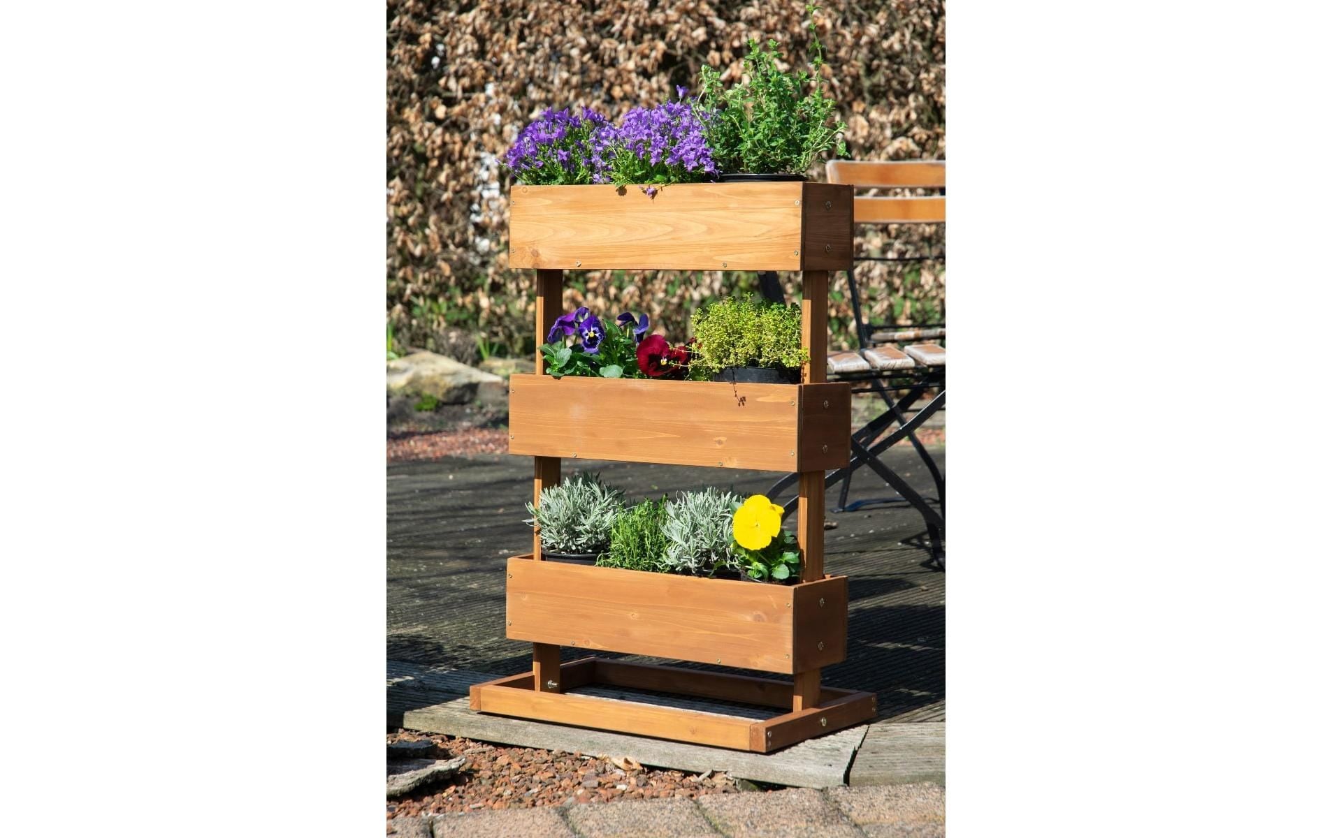 dobar Hochbeet »mit 3 Pflanzkästen«