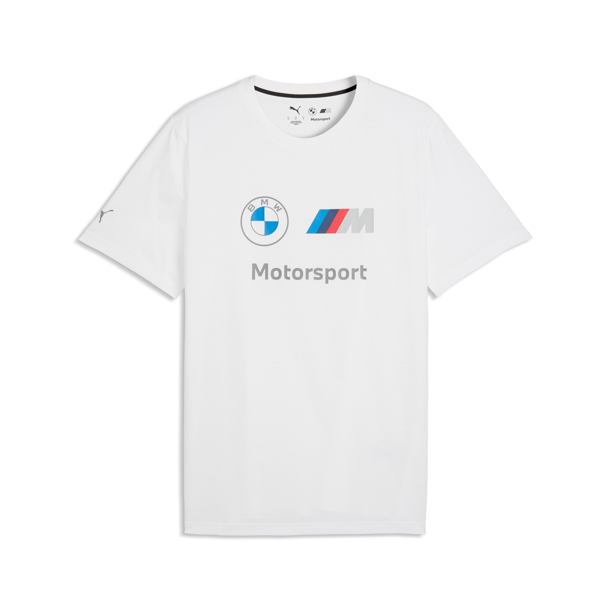 Image of PUMA T-Shirt "BMW MMS ESS LOGO TEE" Kurzarm, mit Rundhalsausschnitt, motorsport-inspiriert