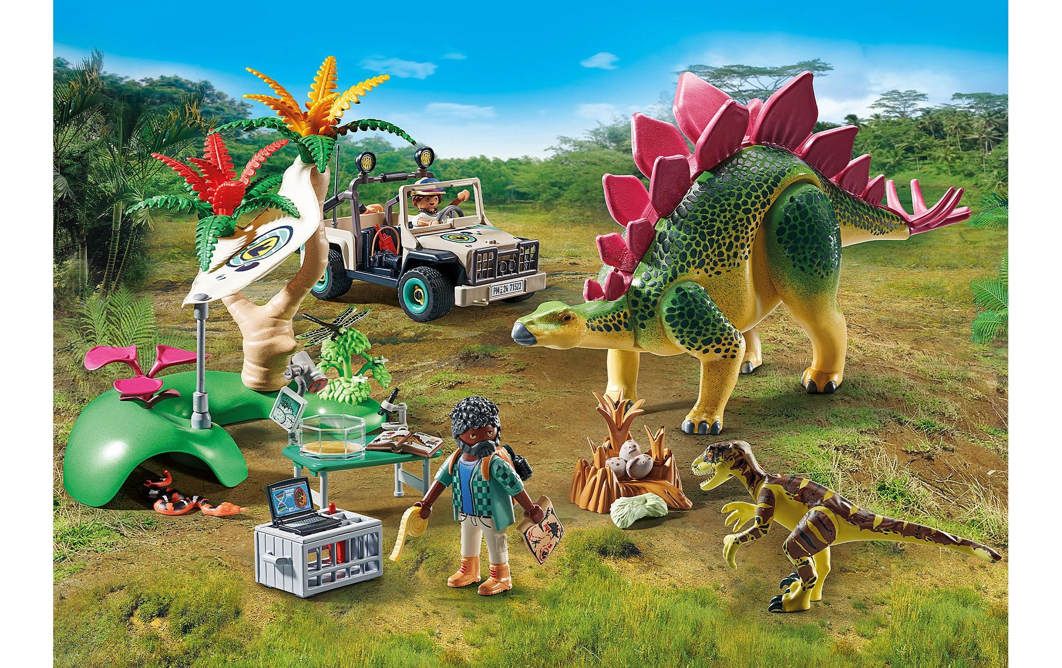 Playmobil® Spielbausteine »Dinos Forschungscamp mit Dinos 71523«, (93 St.)