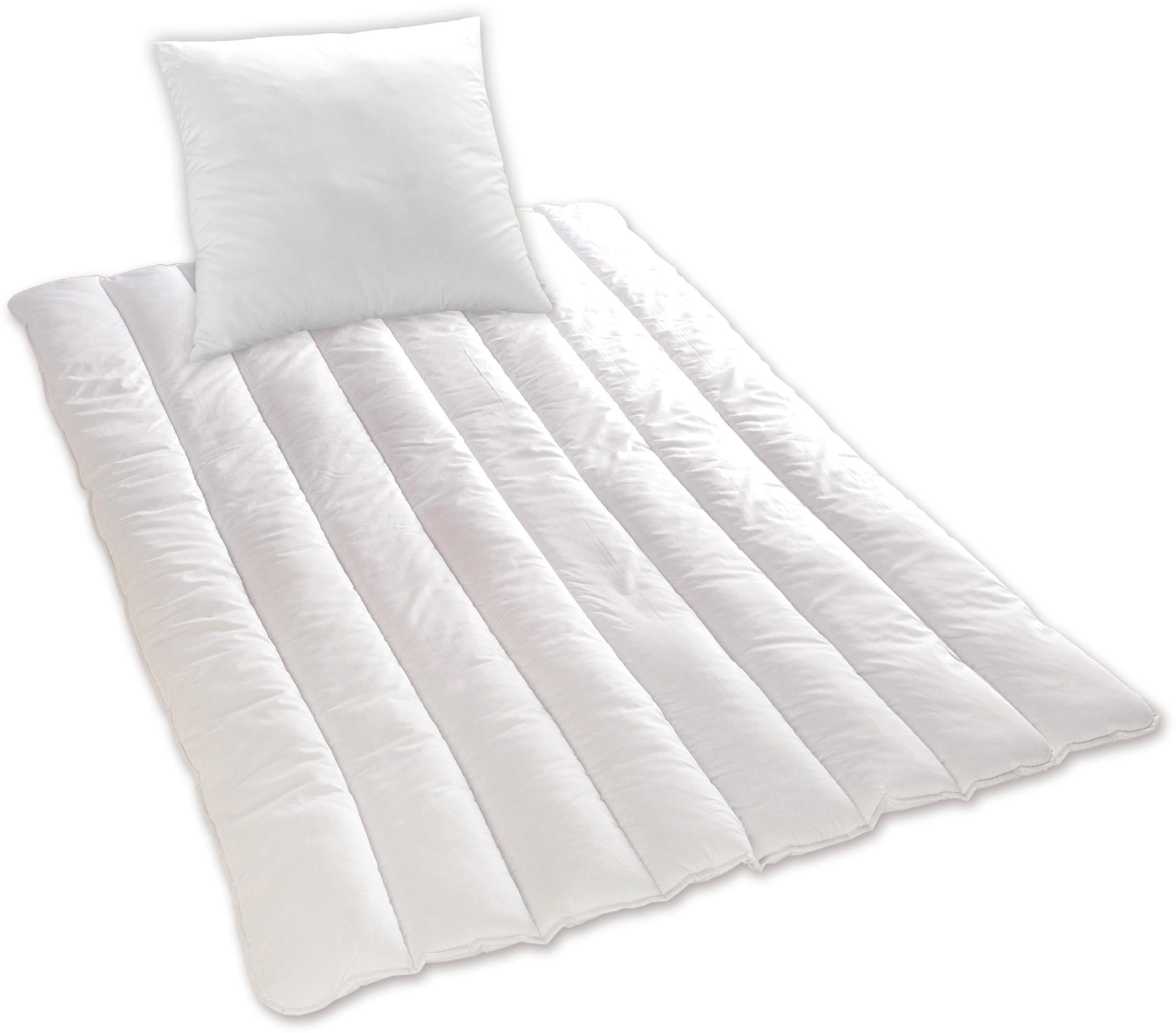 KBT Bettwaren Couette microfibre + oreiller »Sleep and Dream, 2-tlg« Couette avec oreiller, couette 135x200 cm, oreiller 80x80 cm