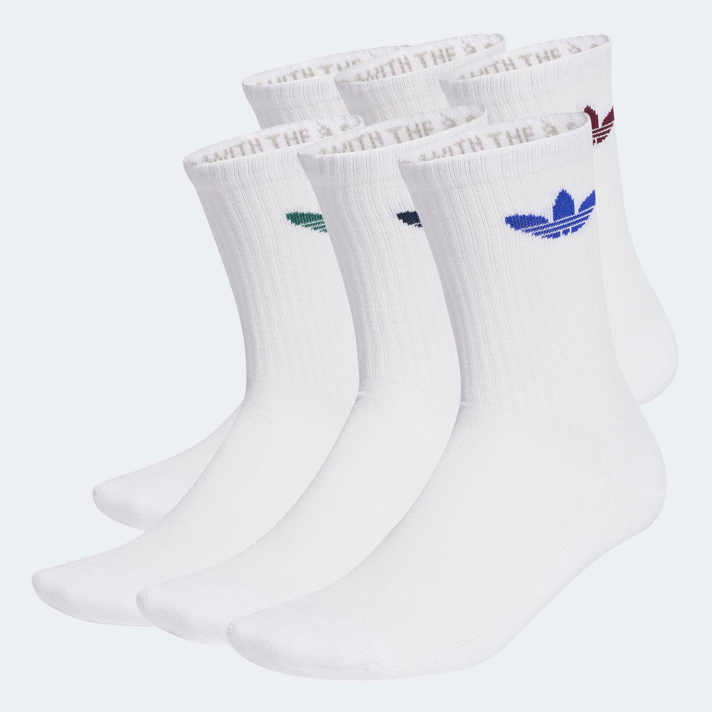 Image of adidas Originals Sportsocken "TREFOIL CUSHION CREW, 6 PAAR" 6 Paar tlg. für Erwachsene, im praktischen 6er-Pack, mit Trefoil Logo