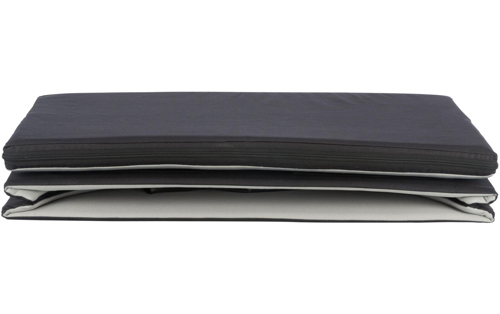 TRIXIE Hunde-Autositz »Doppelt, 80 × 28 × 39 cm, Schwarz/Grau«, Polyester