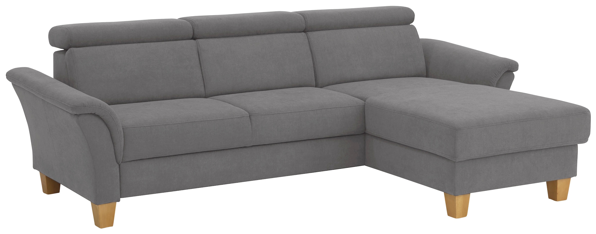 Home affaire Ecksofa »Conville L-Form«, Federkern, wahlweise mit Bettfunktion und Bettkasten bzw. Stauraum