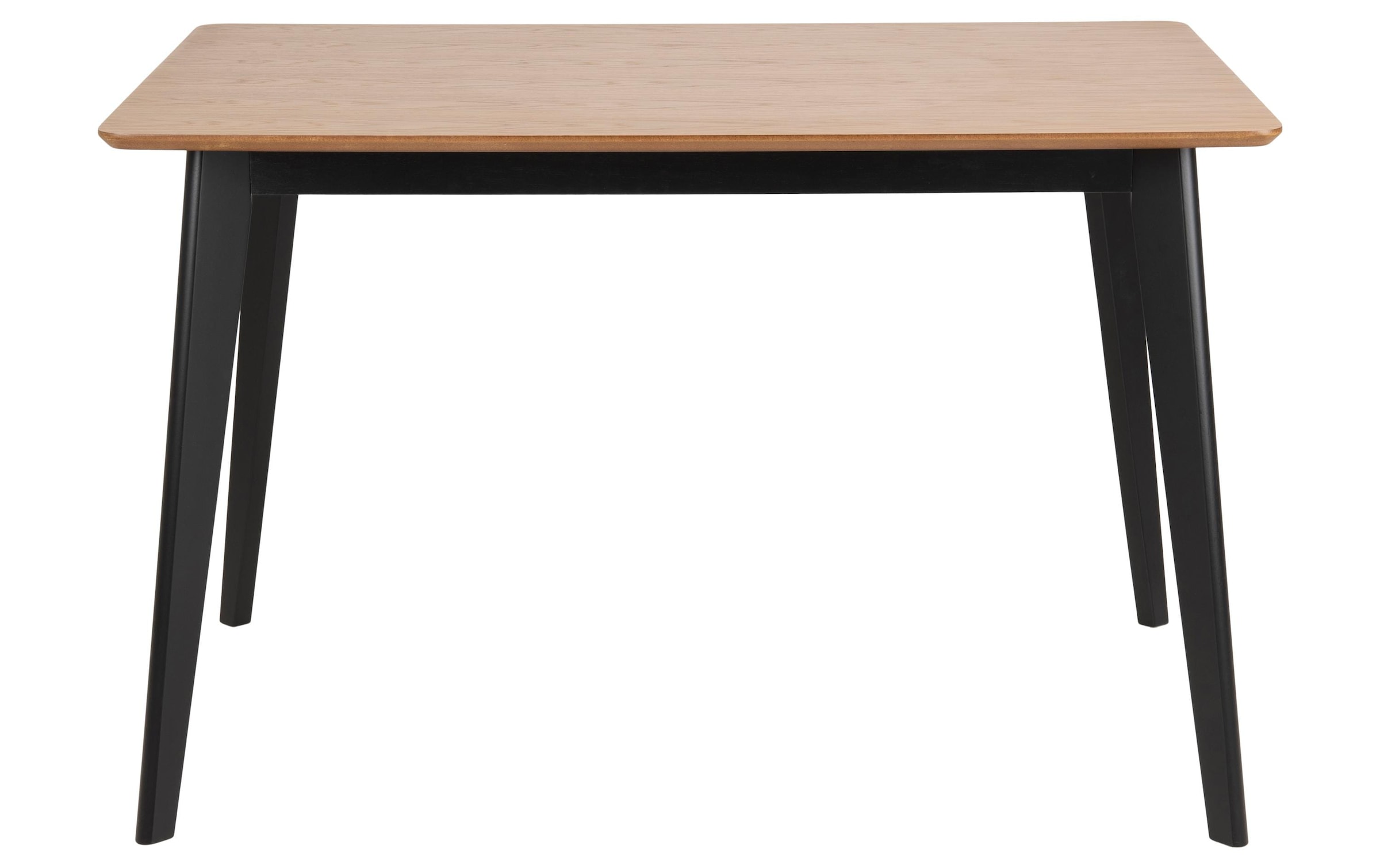 AC Design Esstisch »Roxby 120 x 80 x 76 cm, Nature/Schwarz«
