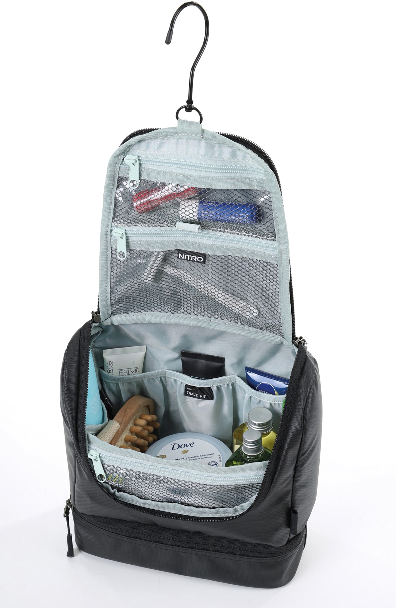 NITRO Kulturbeutel »Travel Kit«, Kosmetiktasche für Reise, Waschtasche, Reisetasche für Kosmetikartikel