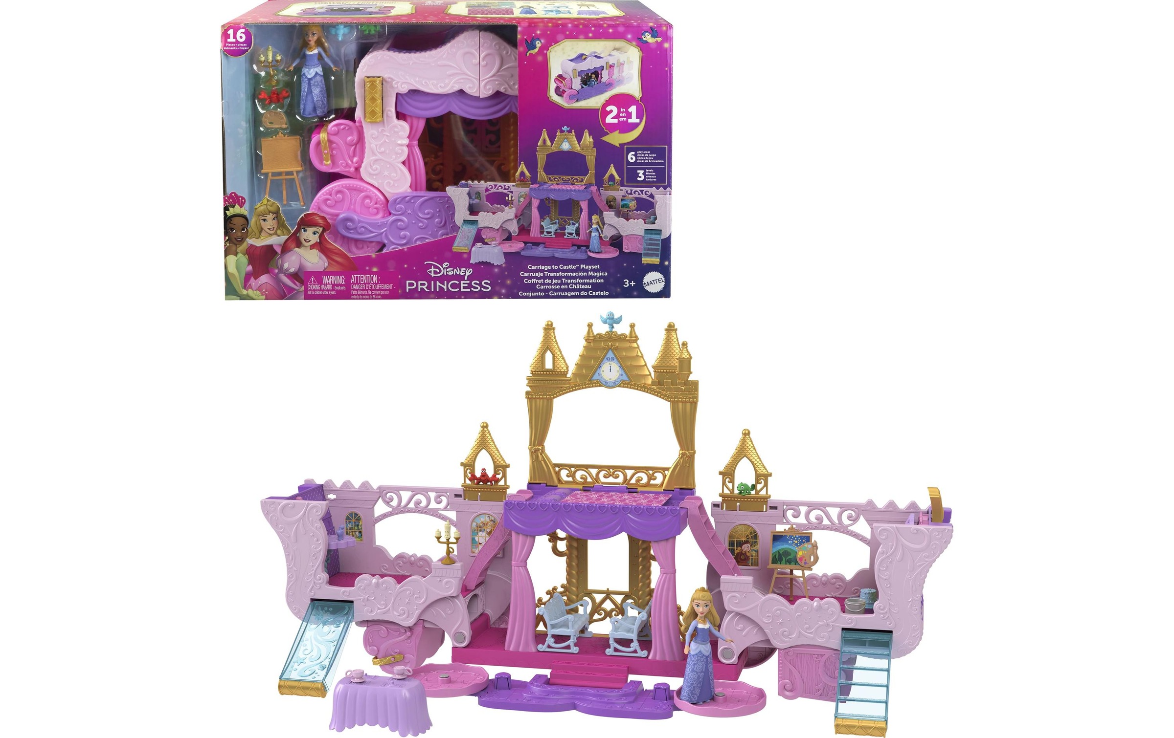 Disney Princess Puppenhaus »Disney Prinzessin Carriage to Castle«