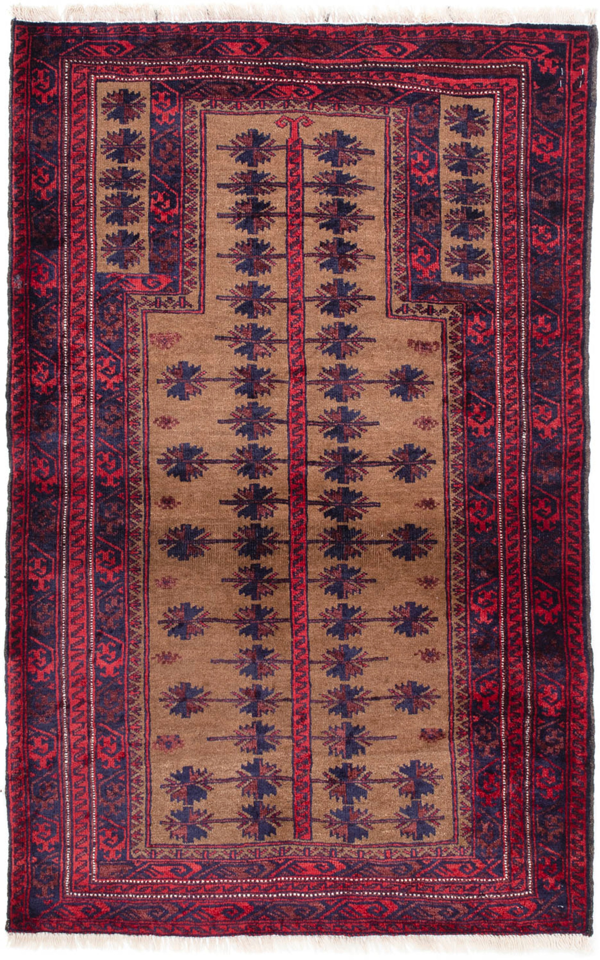 Image of morgenland Orientteppich »Belutsch - 147 x 89 cm - braun«, rechteckig, 8 mm Höhe, Wohnzimmer, Handgeknüpft, Einzelstück mit Zertifikat bei Ackermann Versand Schweiz