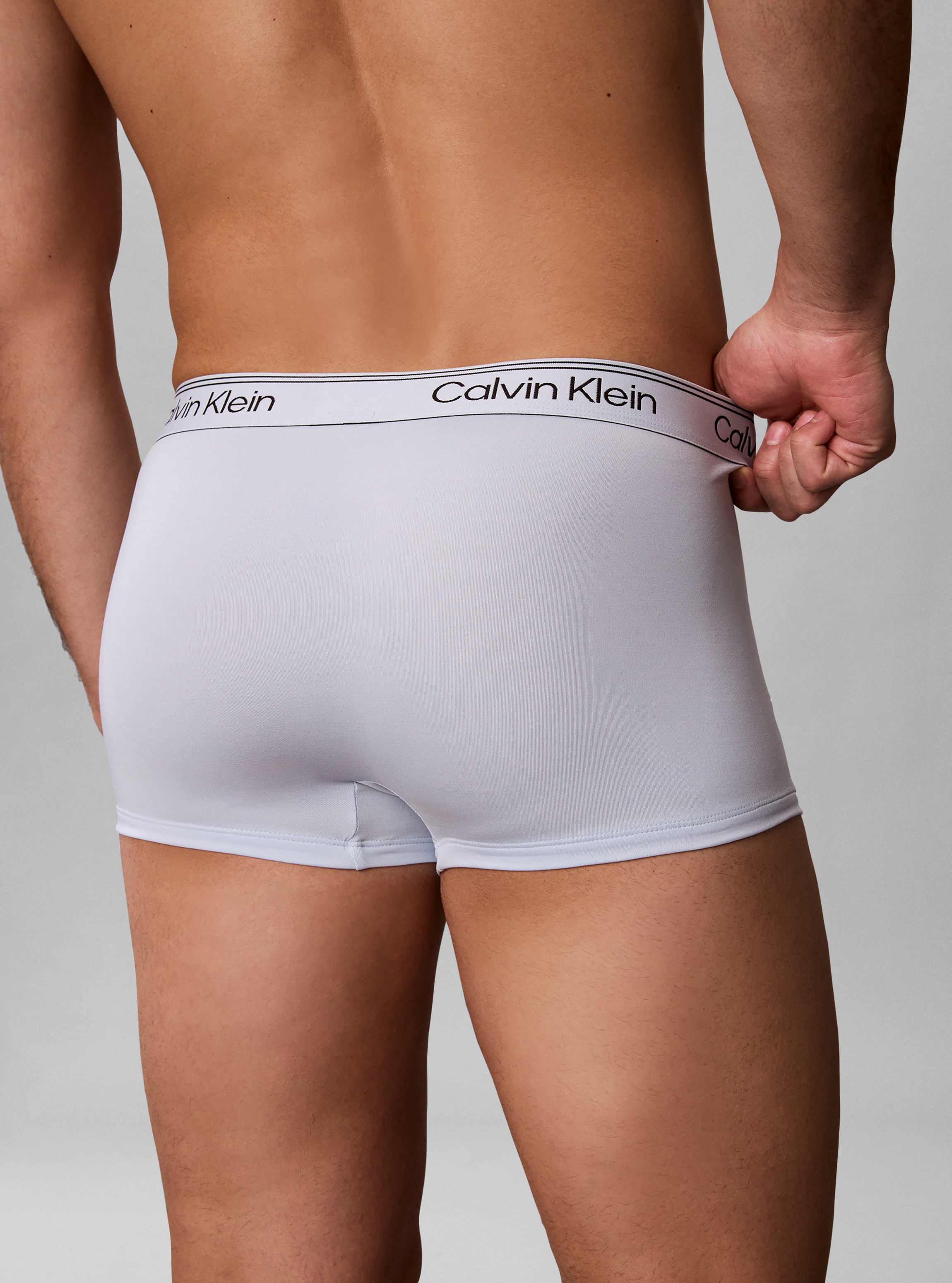 Calvin Klein Underwear Tronc »LOW RISE TRUNK 3PK« Paquet, pack de 3,  coupe régulière avec ceinture élastique