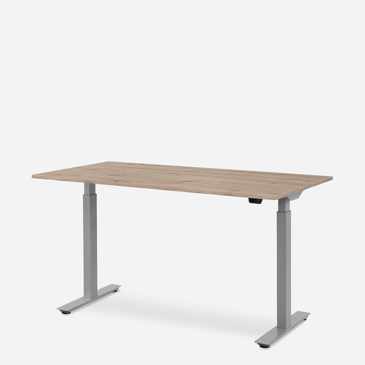 Schreibtische »WRK21 Schreibtisch Smart 160 x 80 cm, Höhenverstellbar, Kendal Eiche / Grau«
