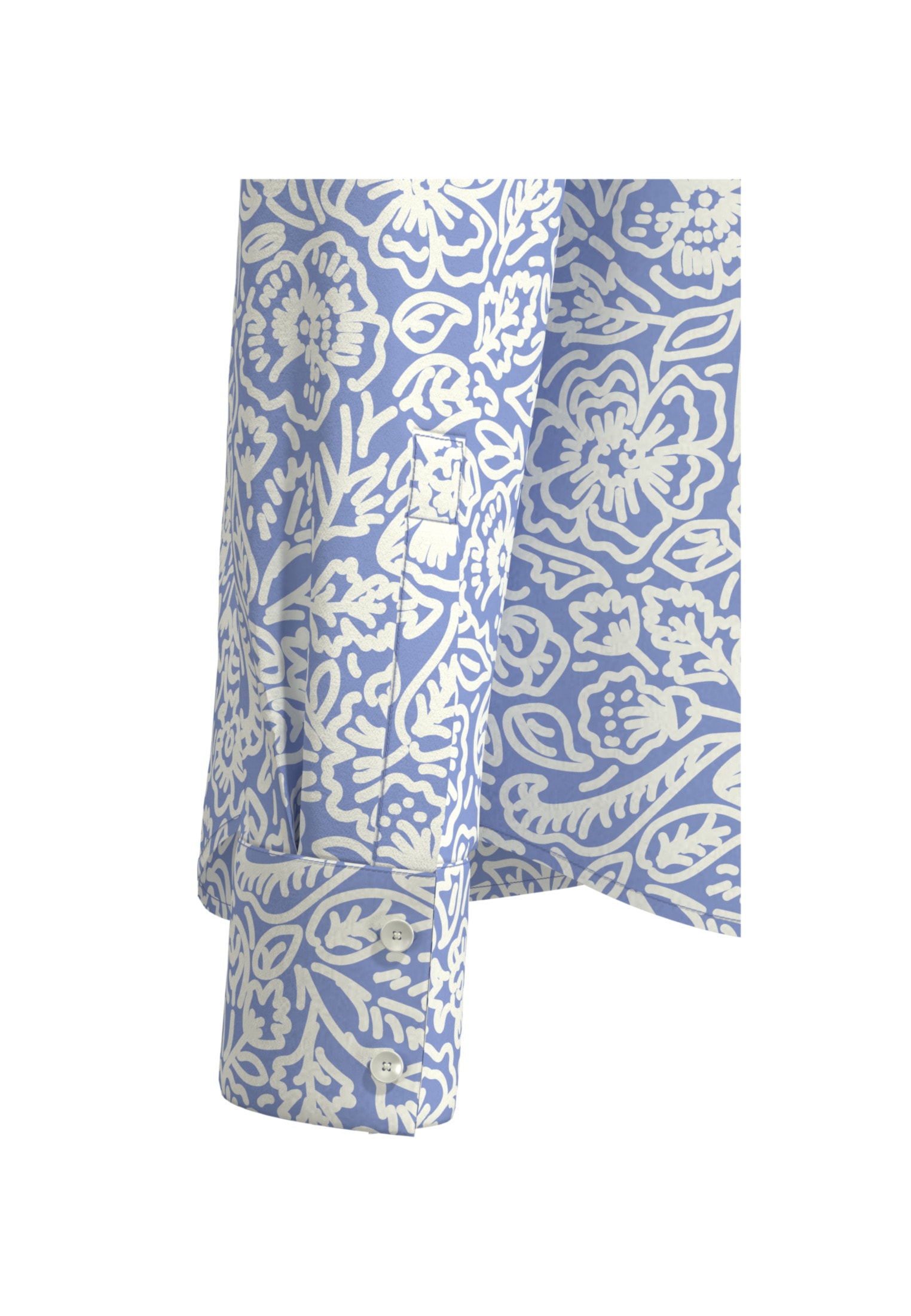 seidensticker Hemdbluse »Schwarze Rose« 1/1 Kragen Floral