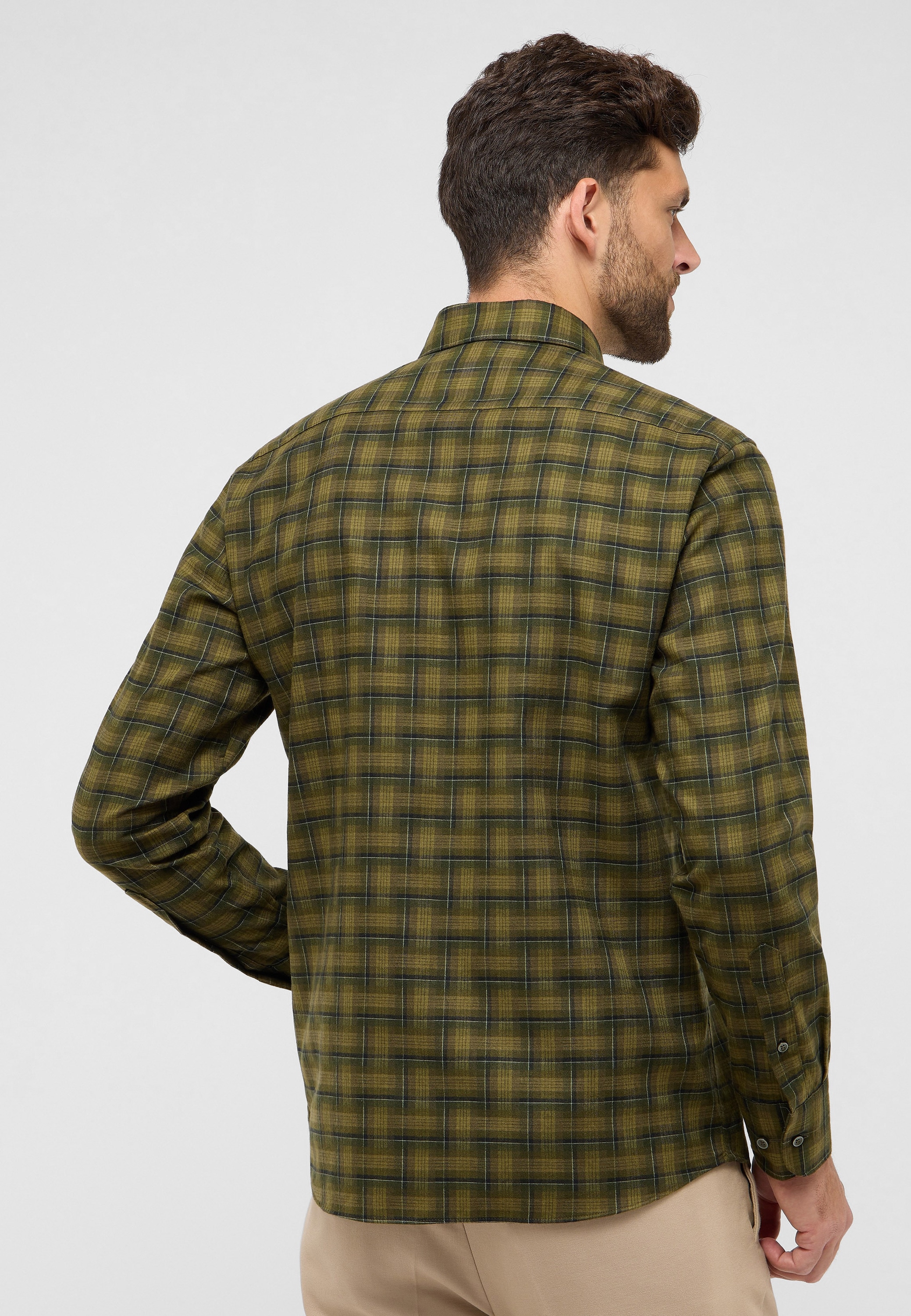 Eterna Langarmhemd »MODERN FIT« EASY IRON (bügelleicht)