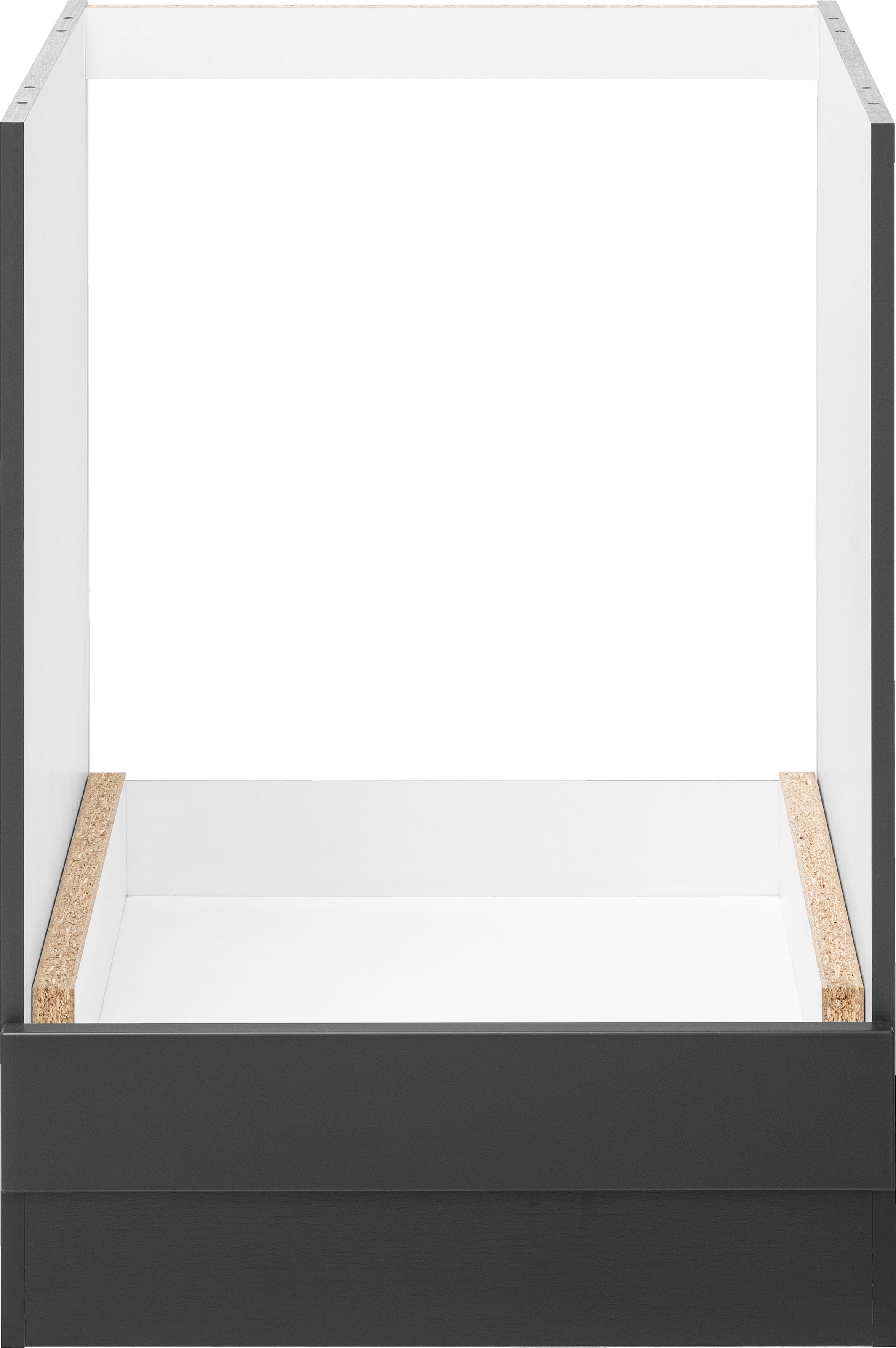 KOCHSTATION Herdumbauschrank »KS-Bruneck« Herdumbauschrank >>Bruneck<< 60 cm breit, hochwertige MDF-Fronten