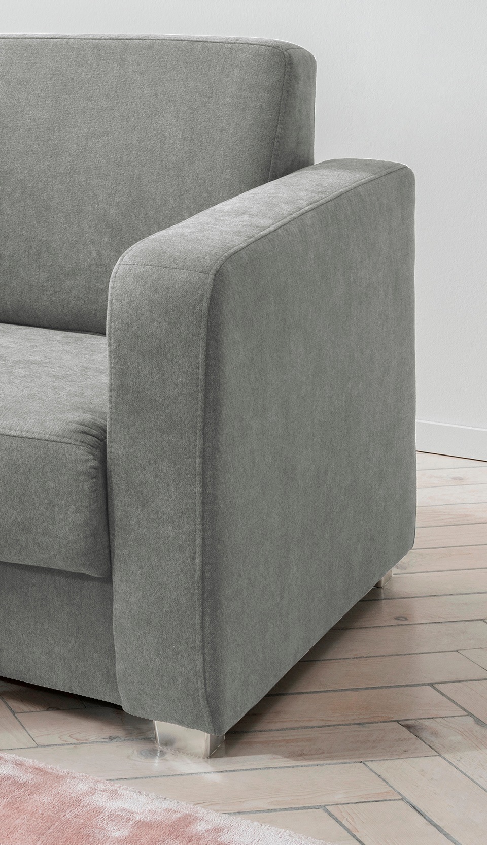 INOSIGN Schlafsofa »Mia Problemlöser Sofa, Einzelauszug, Bettsofa, zeitlos und bequem«, mit 2 Einzelauszügen als Längsschläfer