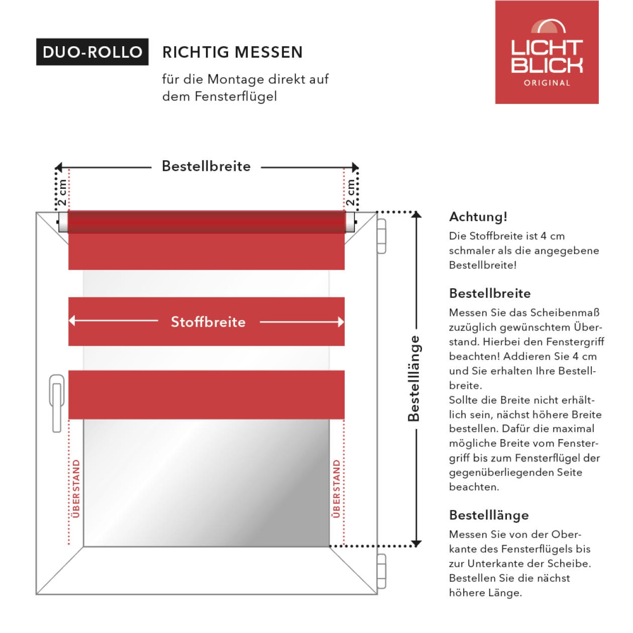 LICHTBLICK ORIGINAL Doppelrollo »Welle Klemmfix, ohne Bohren«, halbtransparent, Blendschutz-Sichtschutz, mit Bohren/ohne Bohren, freihängend, Lichtdurchlässig und blickdicht, Klemmbar, unkomplizierte Montage